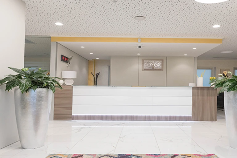 Lighting for reception areas