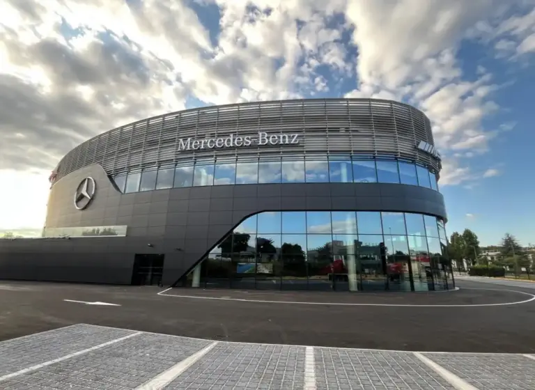 Mercedes showroom