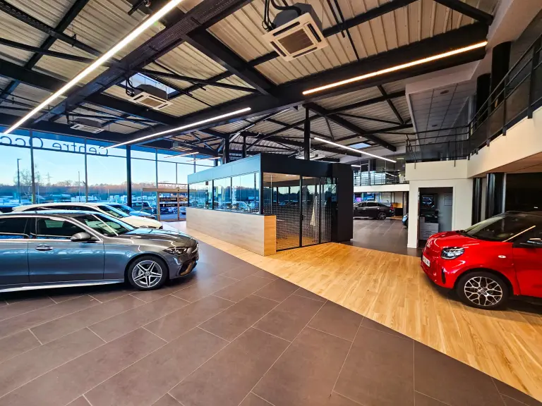 Mercedes showroom