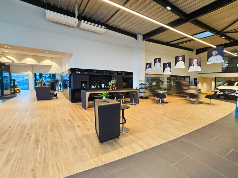 Mercedes showroom