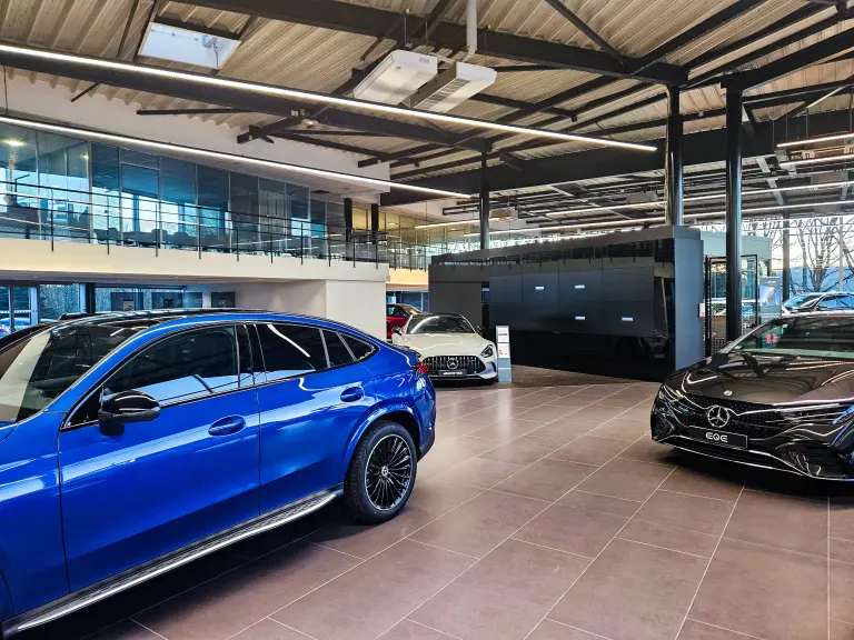 Mercedes showroom