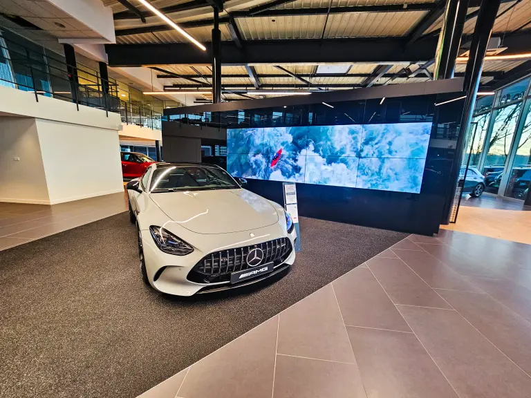 Mercedes showroom