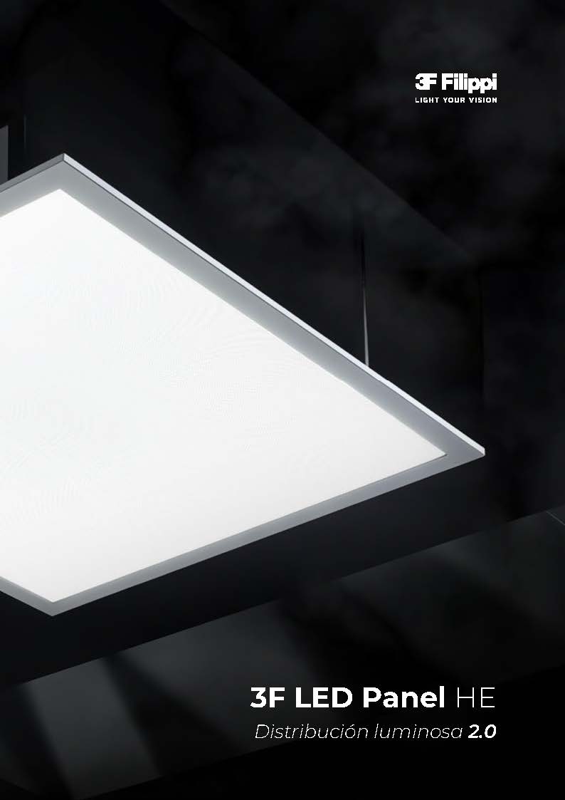3F LED Panel HE - distribuci&oacute;n luminosa 2.0