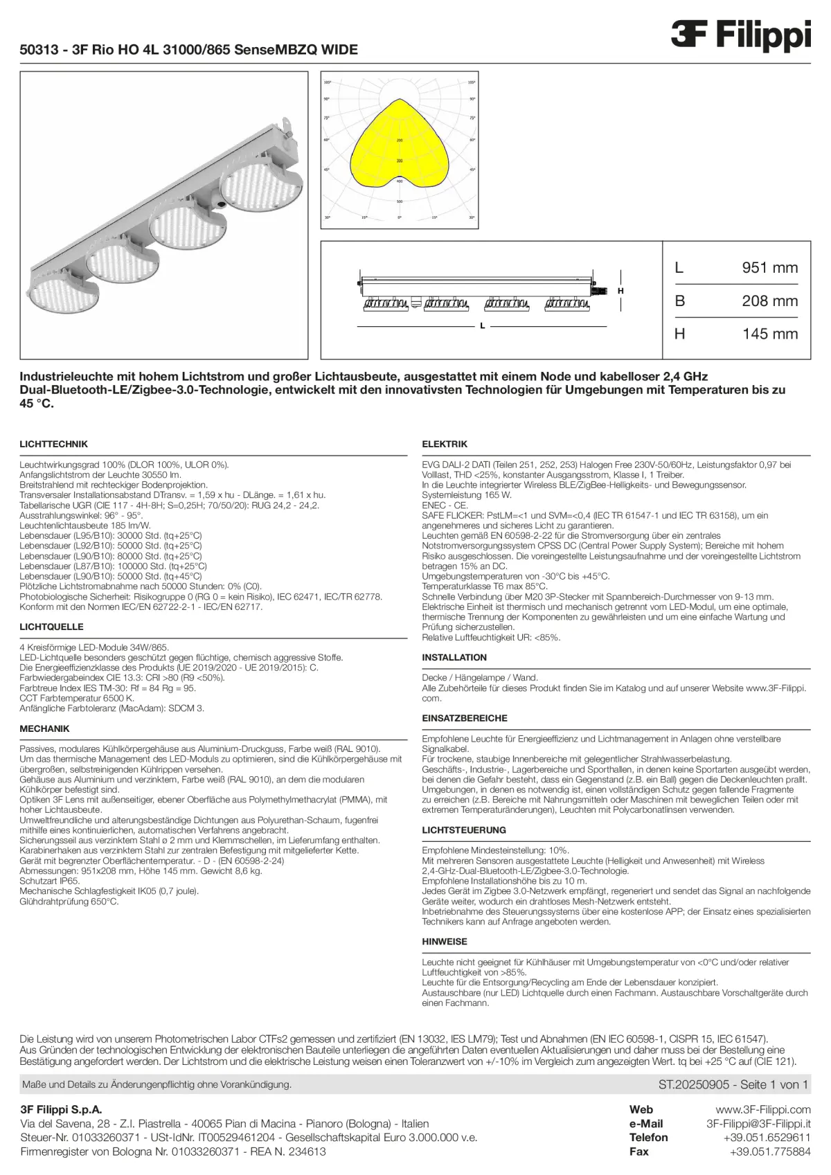 50313 - 3F Rio HO 4L 31000-865 SenseMBZQ WIDE - Datasheet - de