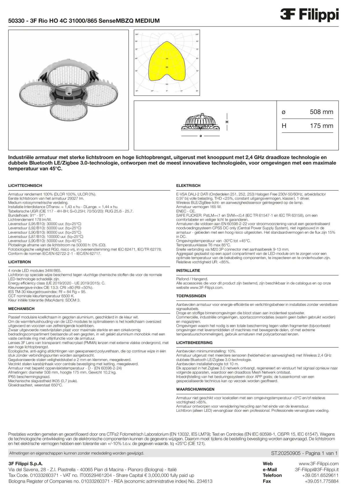 50330 - 3F Rio HO 4C 31000-865 SenseMBZQ MEDIUM - Datasheet - nl