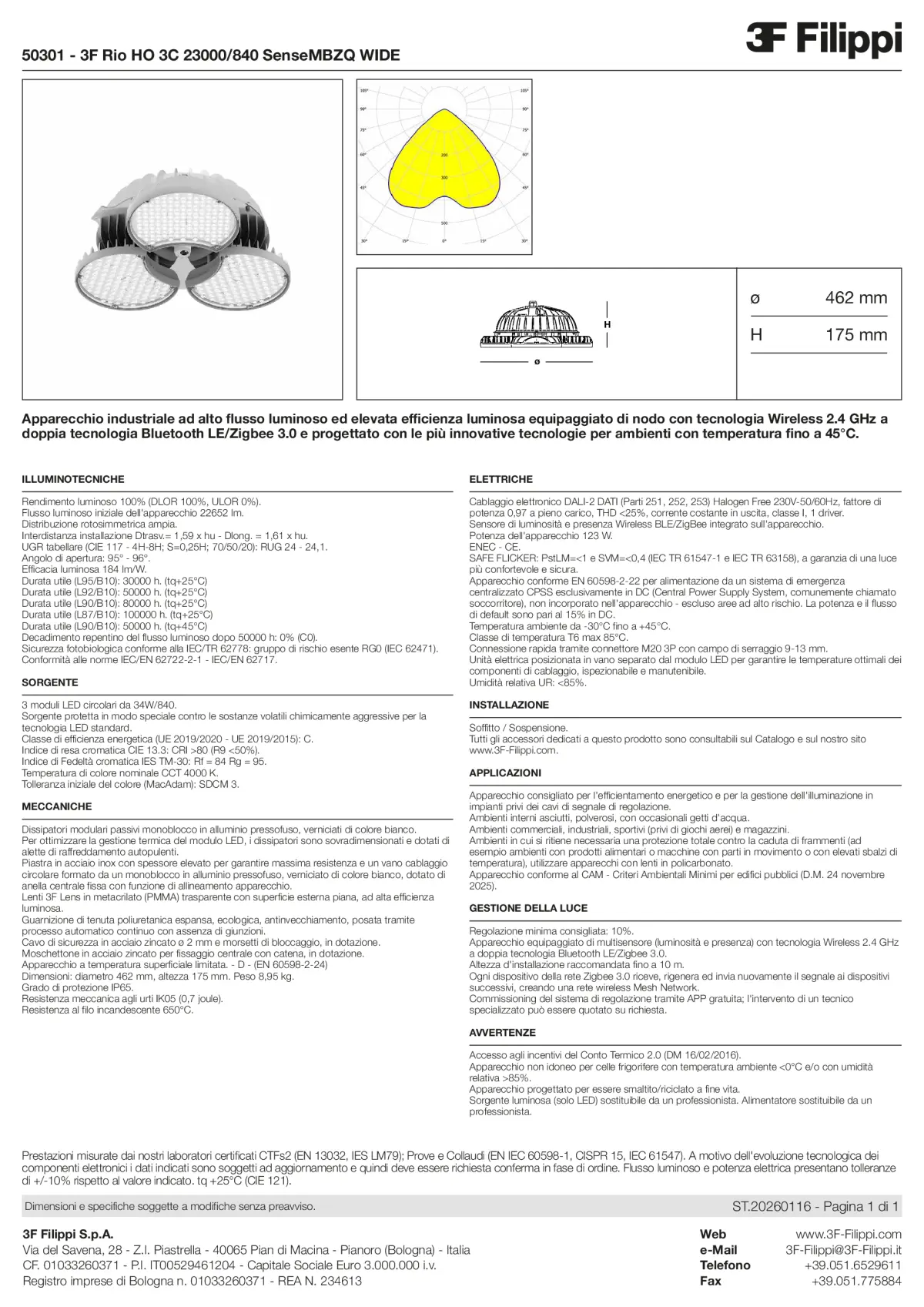 50301 - 3F Rio HO 3C 23000-840 SenseMBZQ WIDE - Datasheet - it