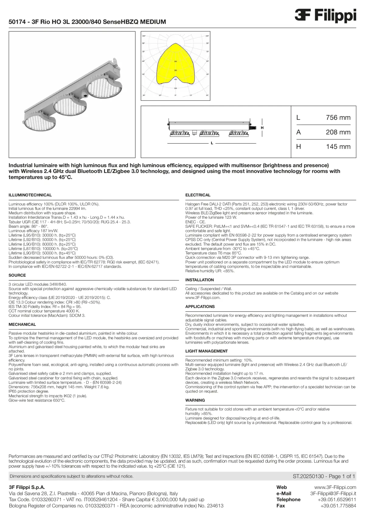50174 - 3F Rio HO 3L 23000-840 SenseHBZQ MEDIUM - Datasheet - en