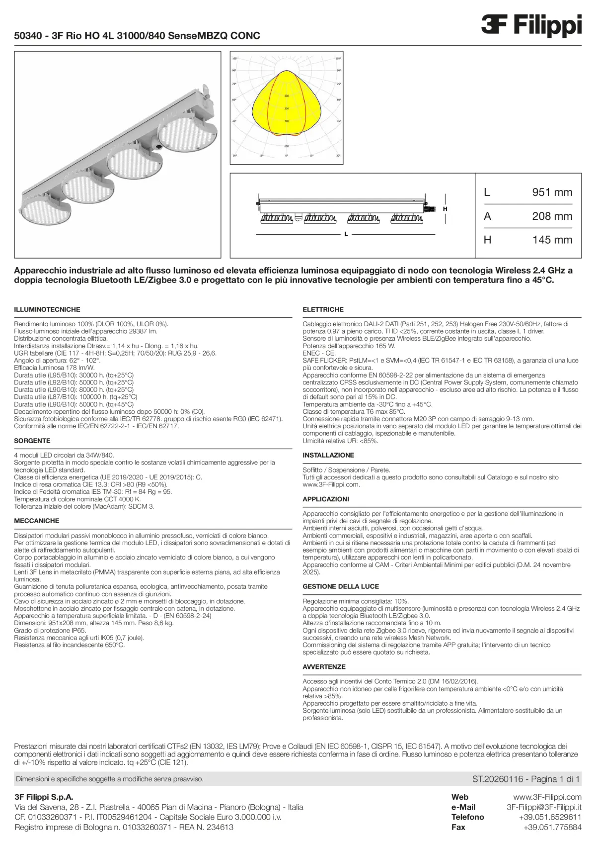 50340 - 3F Rio HO 4L 31000-840 SenseMBZQ CONC - Datasheet - it
