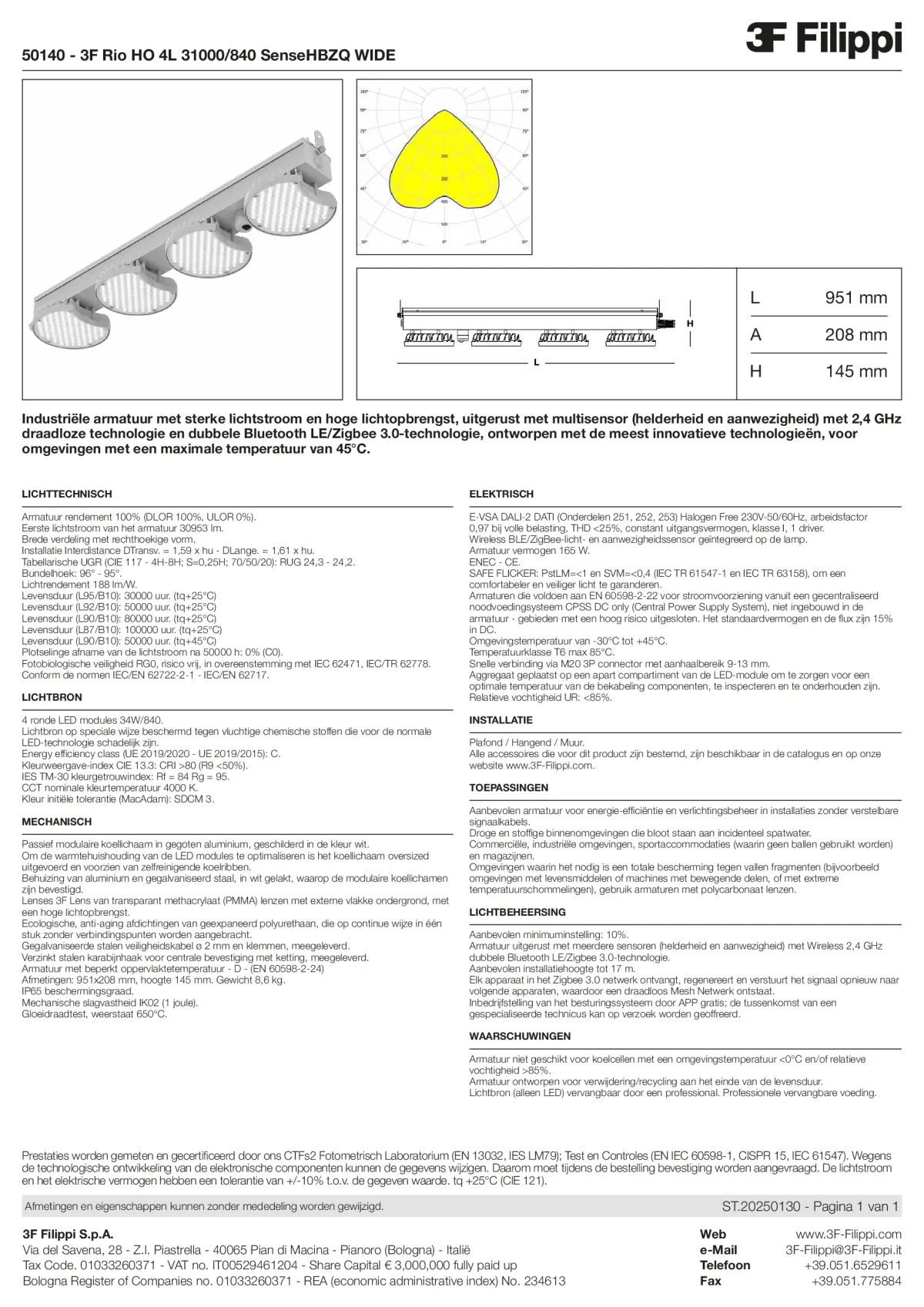 50140 - 3F Rio HO 4L 31000-840 SenseHBZQ WIDE - Datasheet - nl