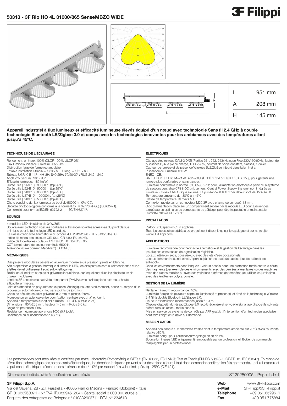 50313 - 3F Rio HO 4L 31000-865 SenseMBZQ WIDE - Datasheet - fr