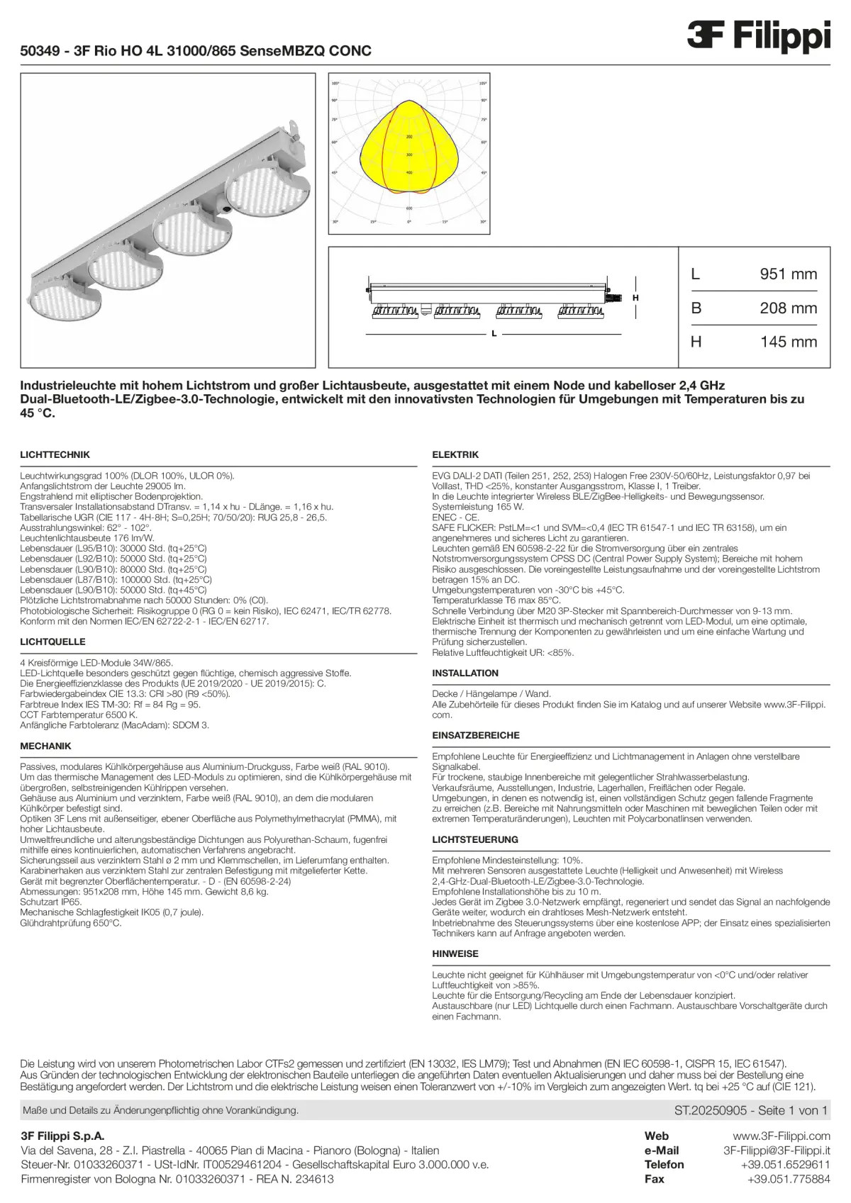50349 - 3F Rio HO 4L 31000-865 SenseMBZQ CONC - Datasheet - de