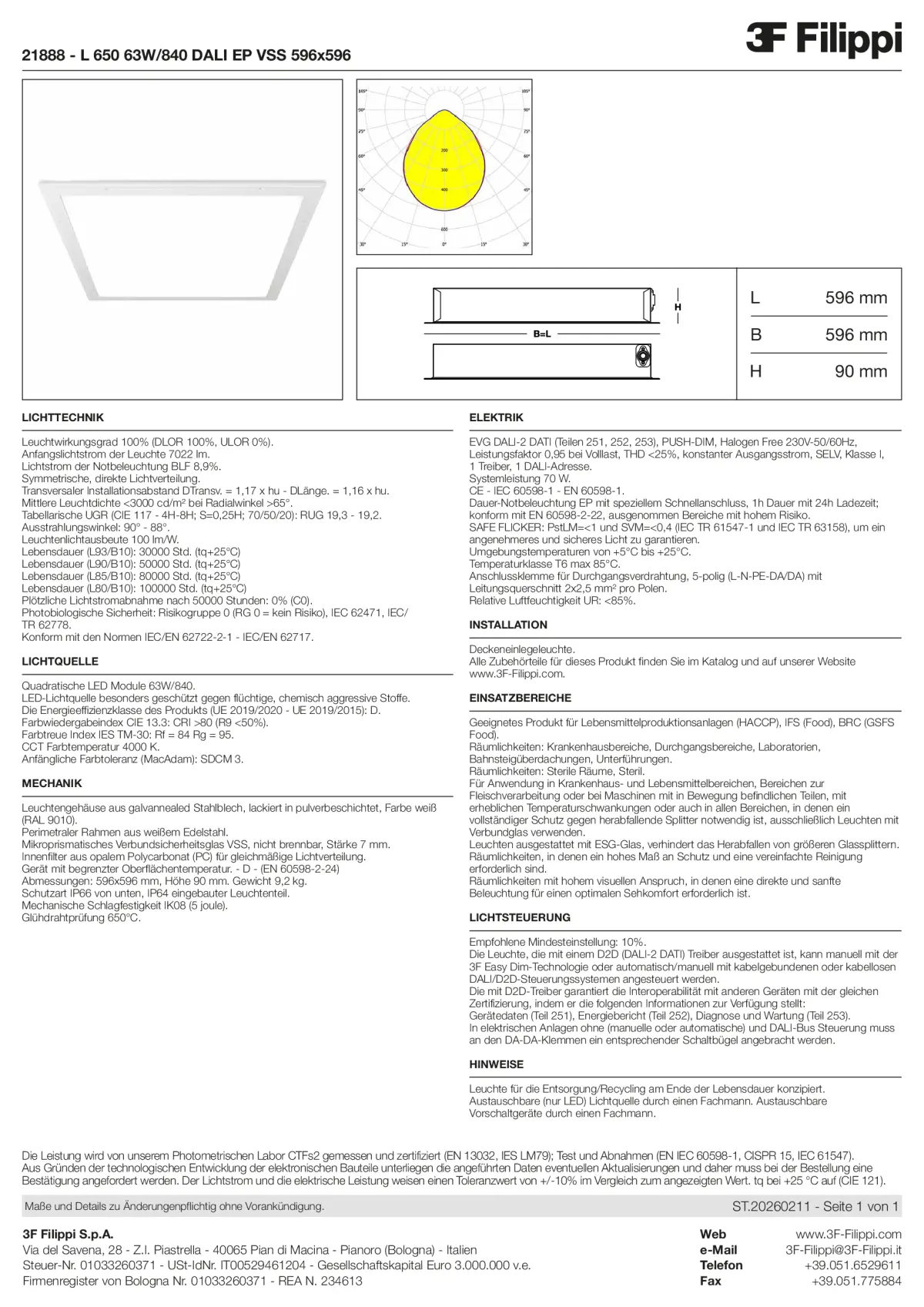 21888 - L 650 63W-840 DALI EP VSS 596x596 - Datasheet - de