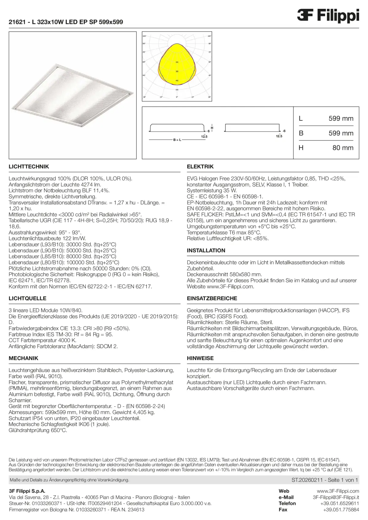 21621 - L 323x10W LED EP SP 599x599 - Datasheet - de