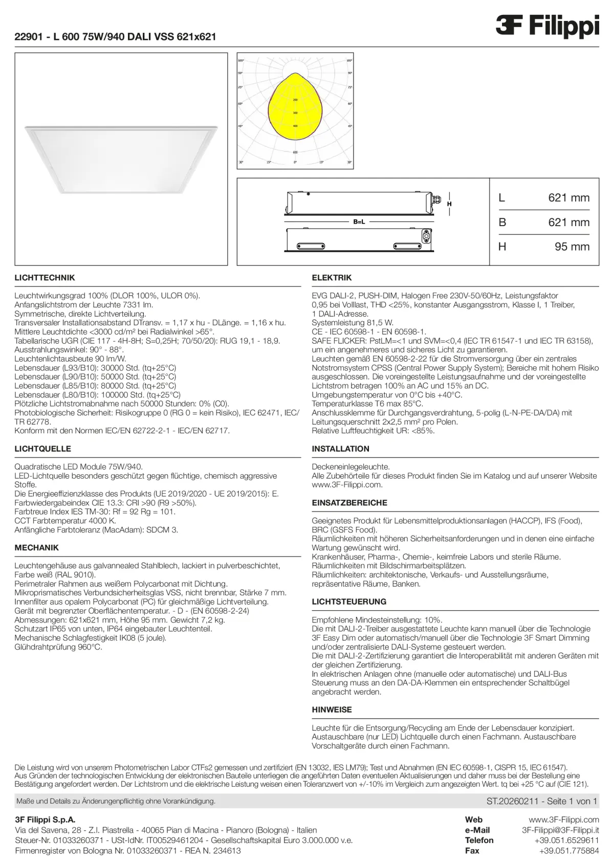 22901 - L 600 75W-940 DALI VSS 621x621 - Datasheet - de