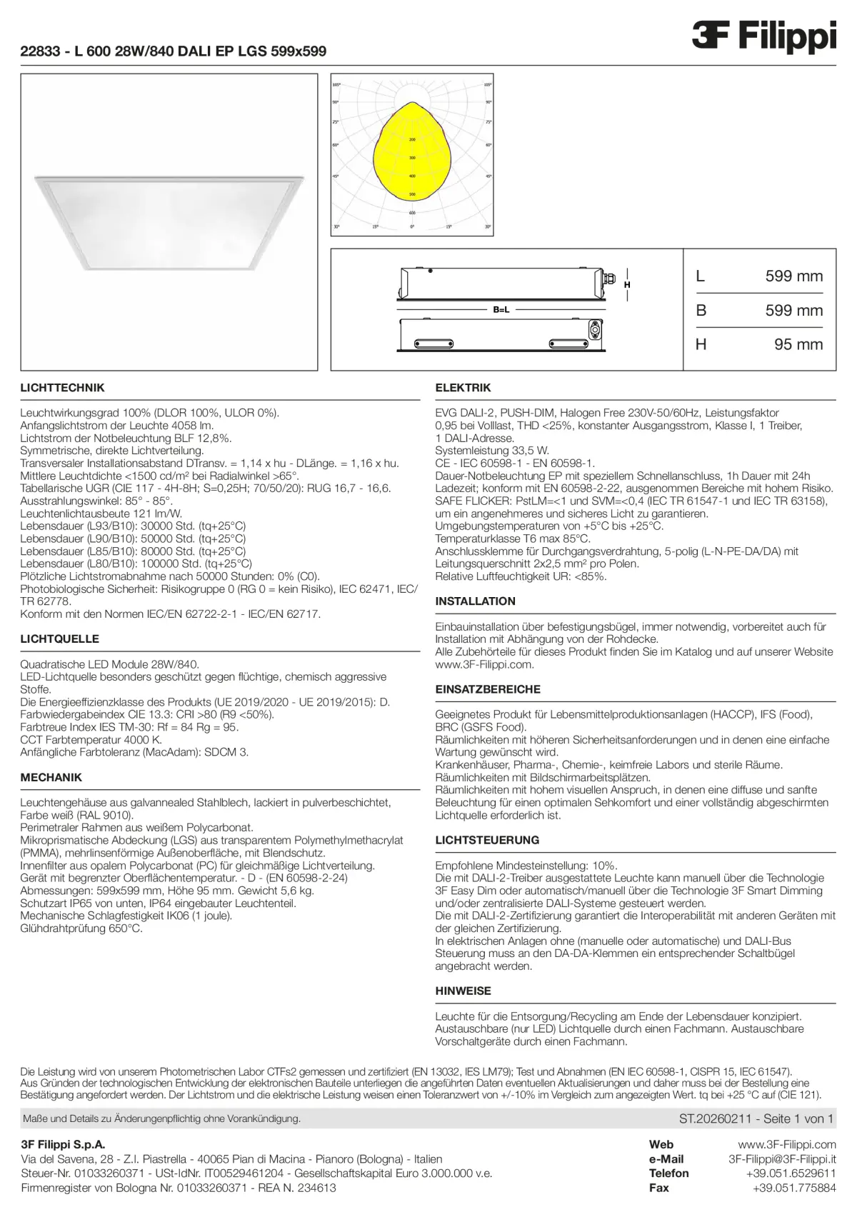 22833 - L 600 28W-840 DALI EP LGS 599x599 - Datasheet - de