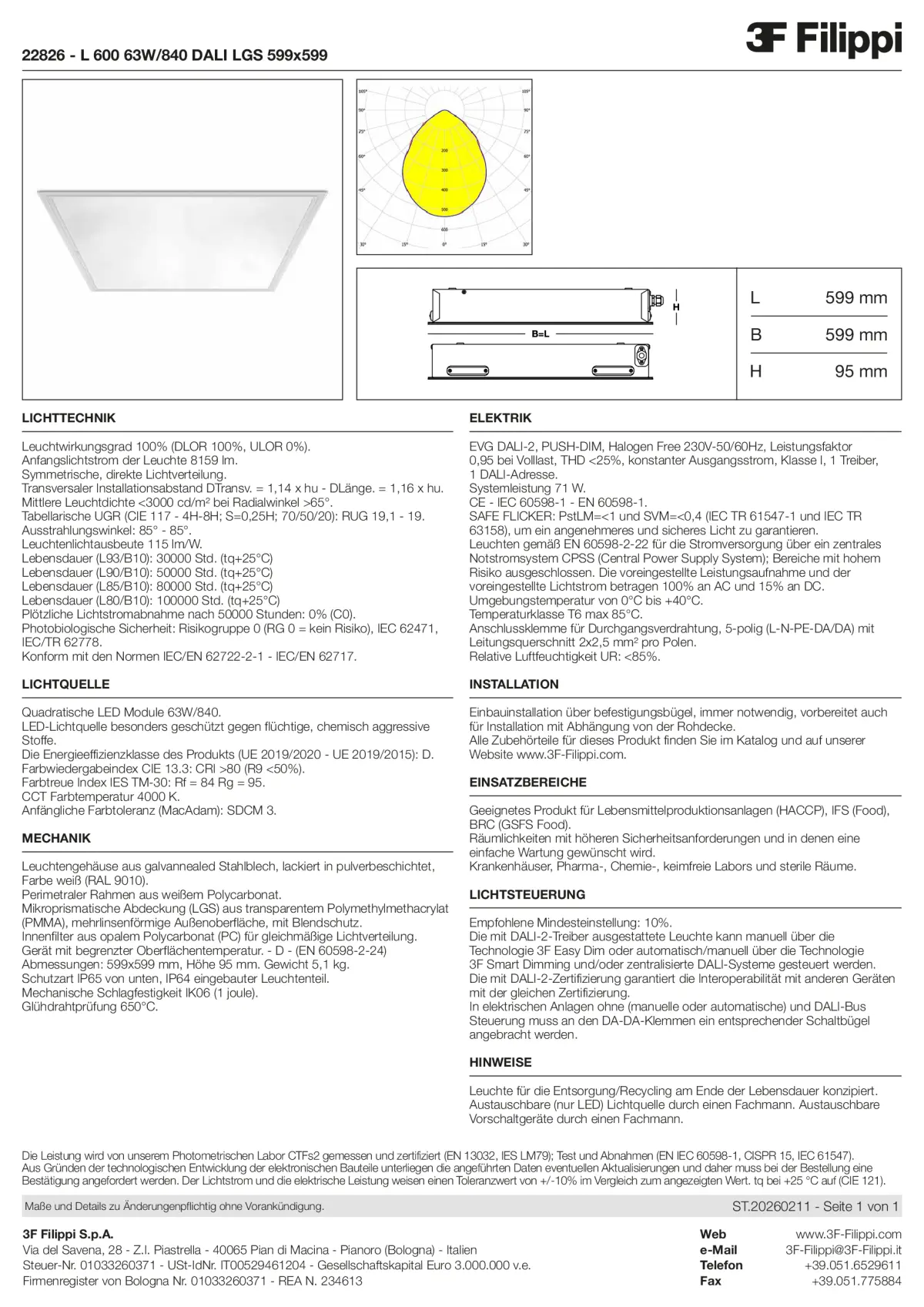 22826 - L 600 63W-840 DALI LGS 599x599 - Datasheet - de