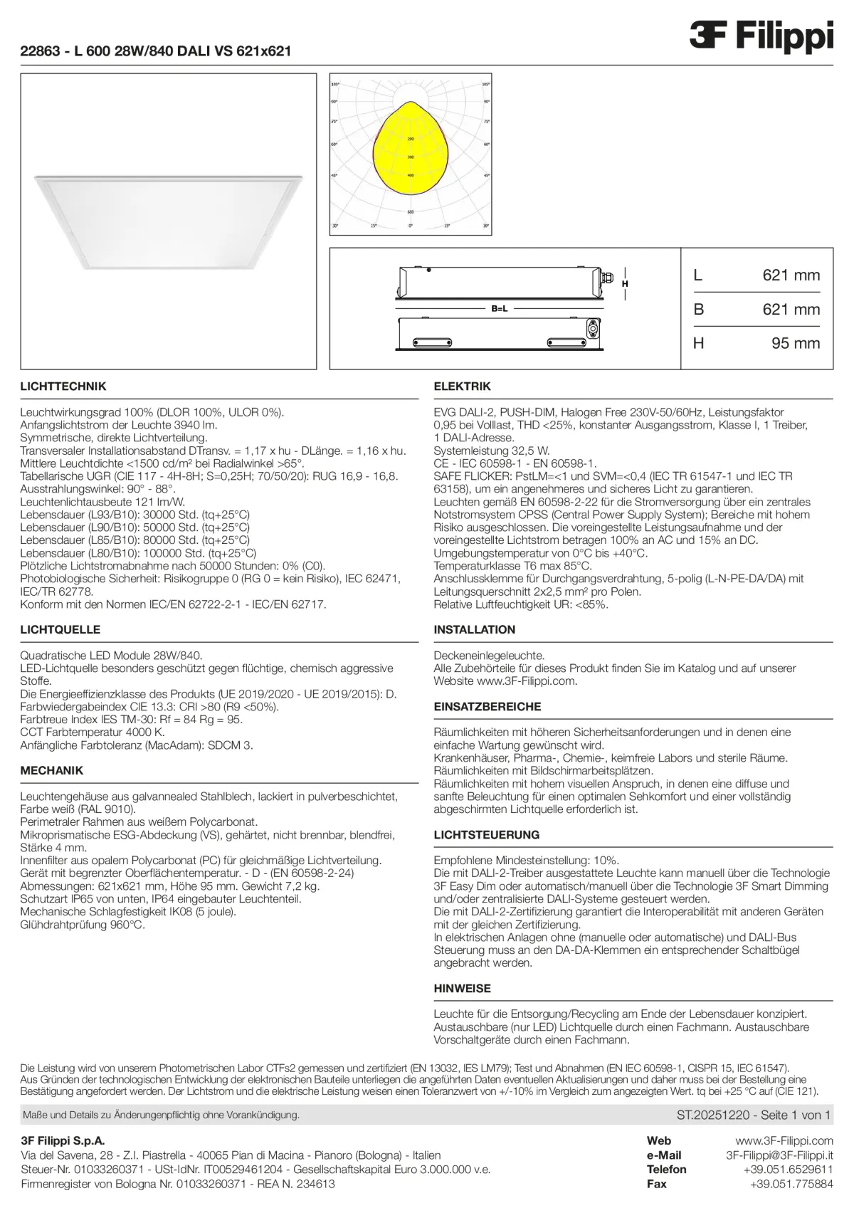 22863 - L 600 28W-840 DALI VS 621x621 - Datasheet - de
