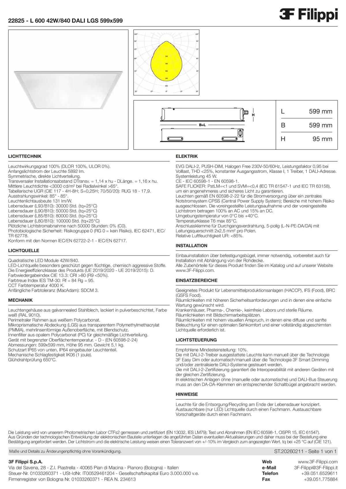 22825 - L 600 42W-840 DALI LGS 599x599 - Datasheet - de