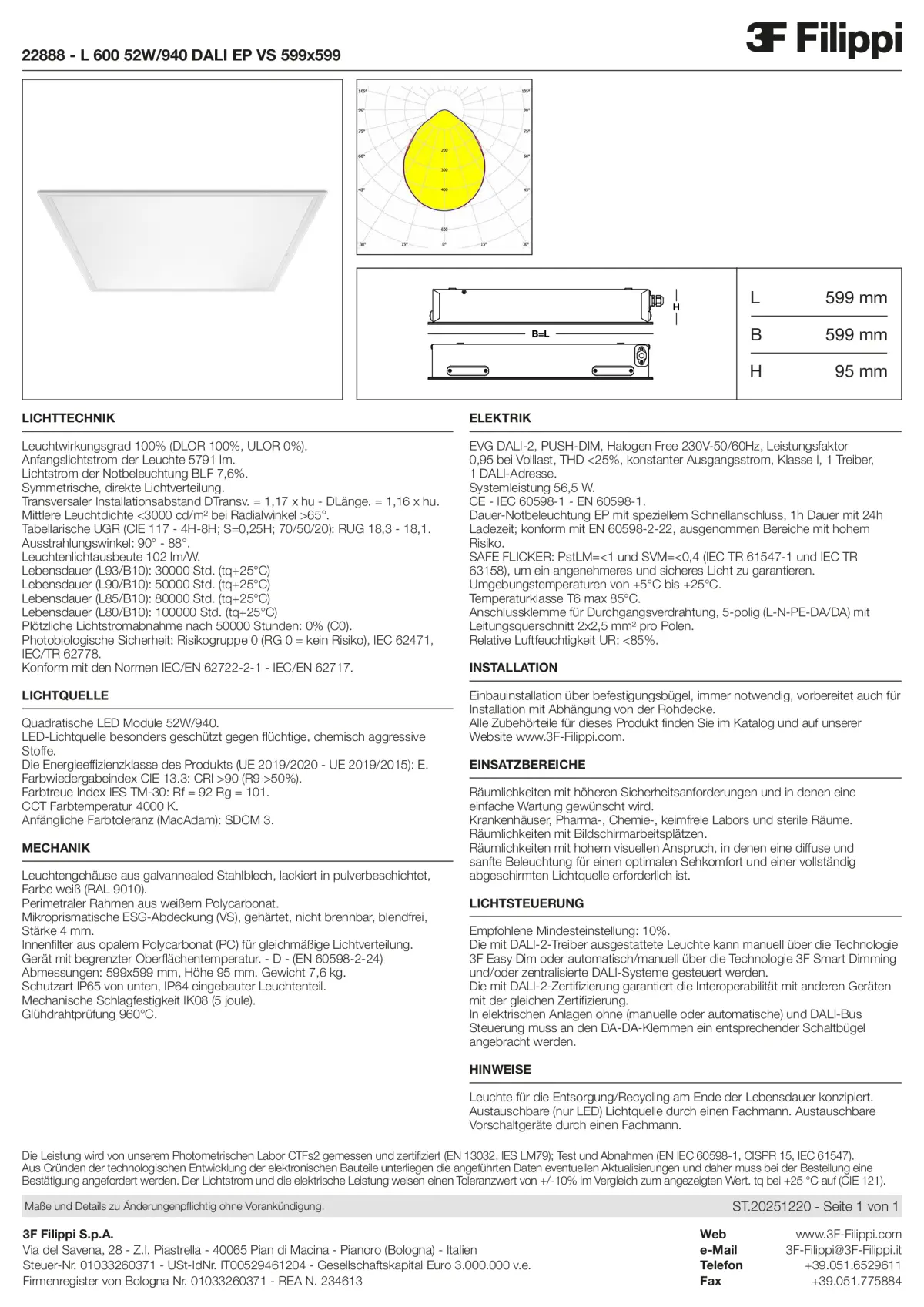 22888 - L 600 52W-940 DALI EP VS 599x599 - Datasheet - de