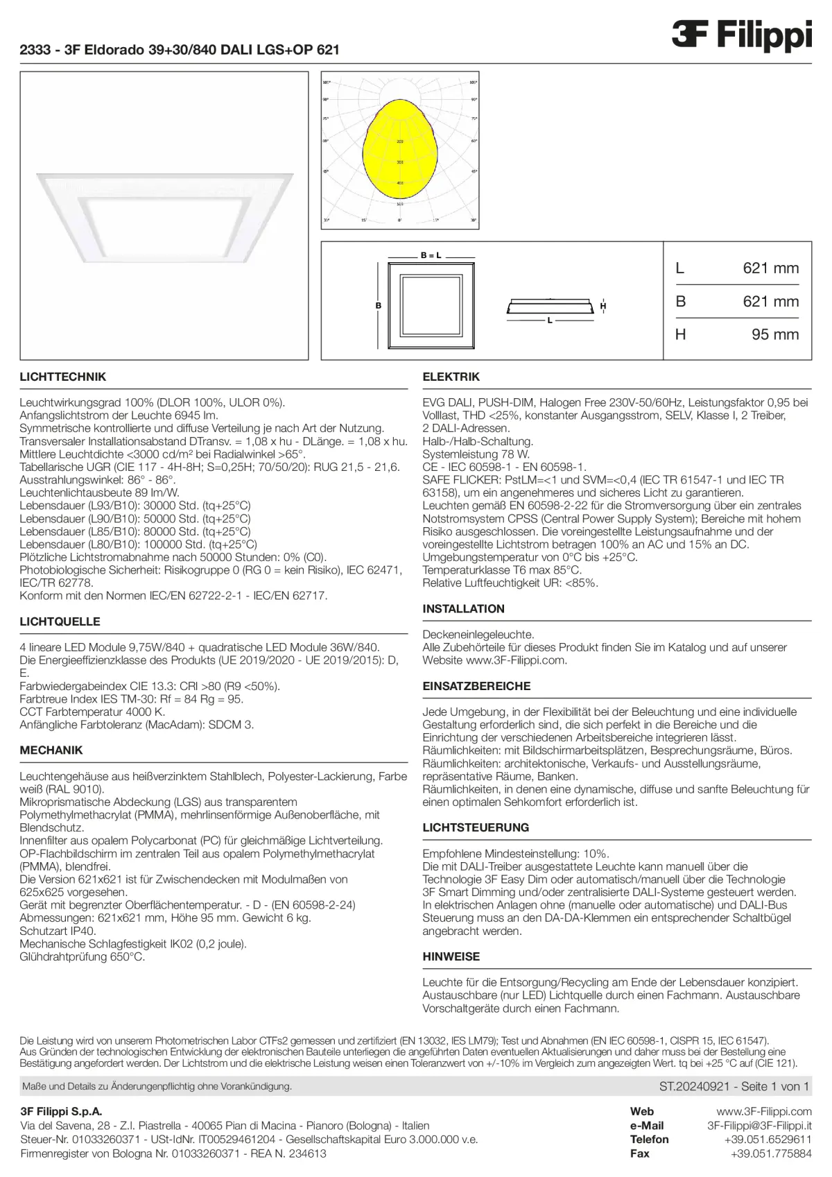 2333 - 3F Eldorado 39+30-840 DALI LGS+OP 621 - Datasheet - de