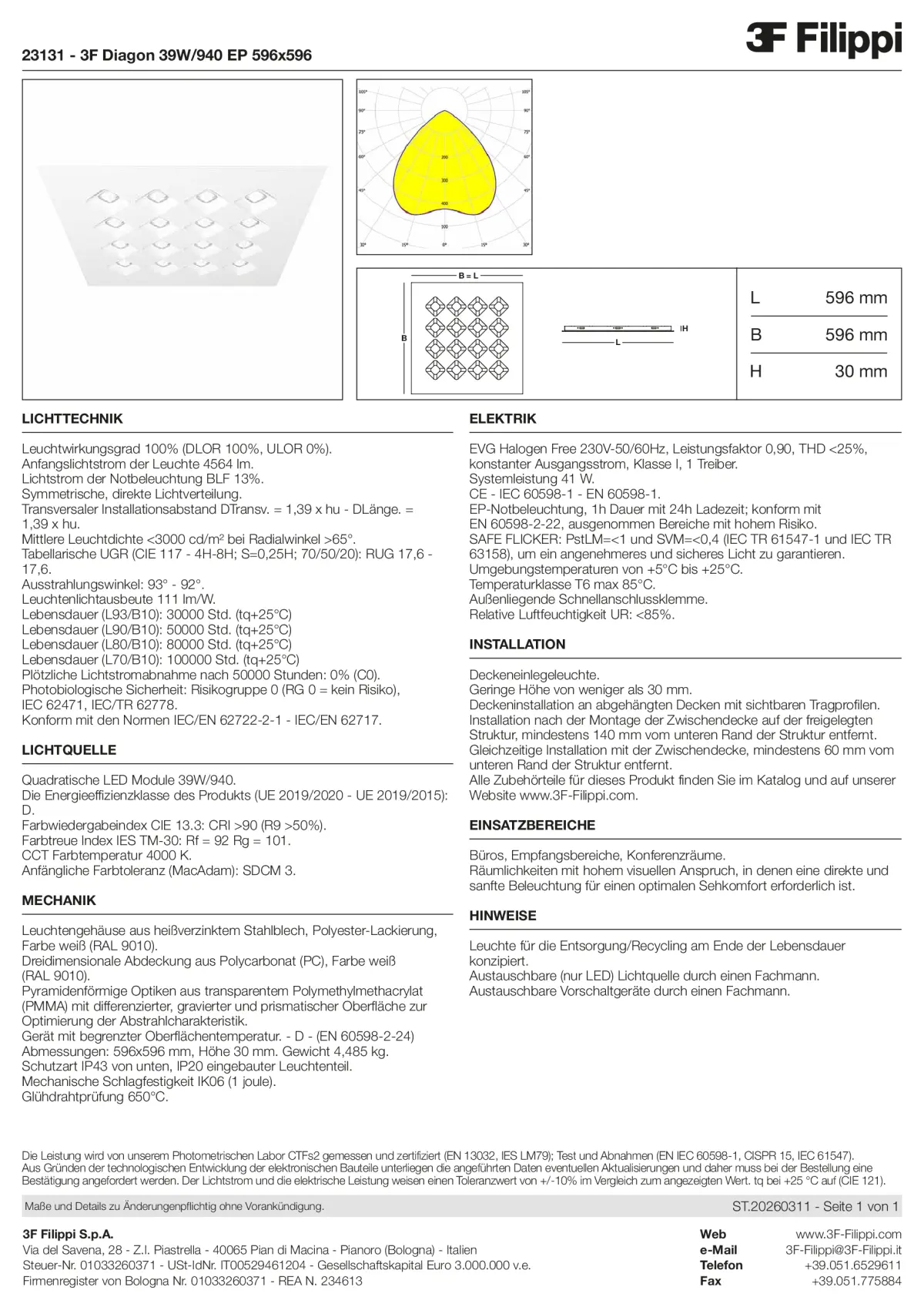 23131 - 3F Diagon 39W-940 EP 596x596 - Datasheet - de