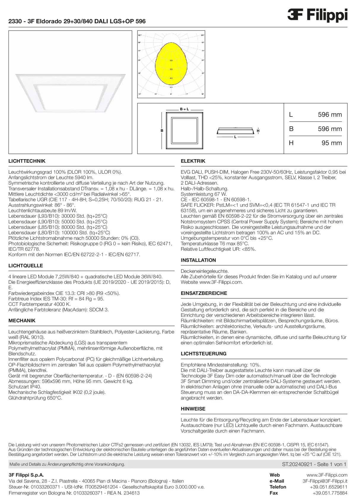 2330 - 3F Eldorado 29+30-840 DALI LGS+OP 596 - Datasheet - de