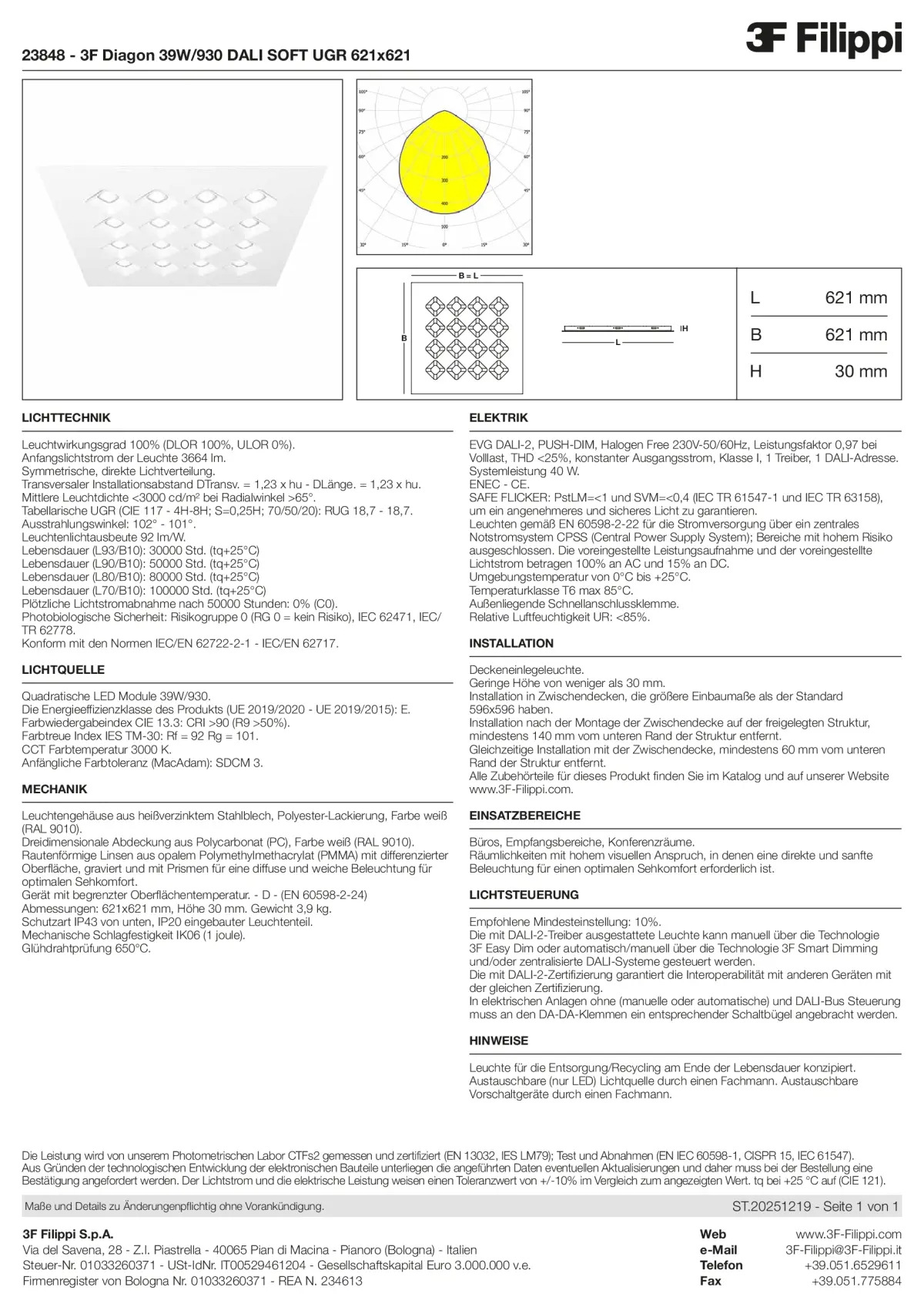 23848 - 3F Diagon 39W-930 DALI SOFT UGR 621x621 - Datasheet - de