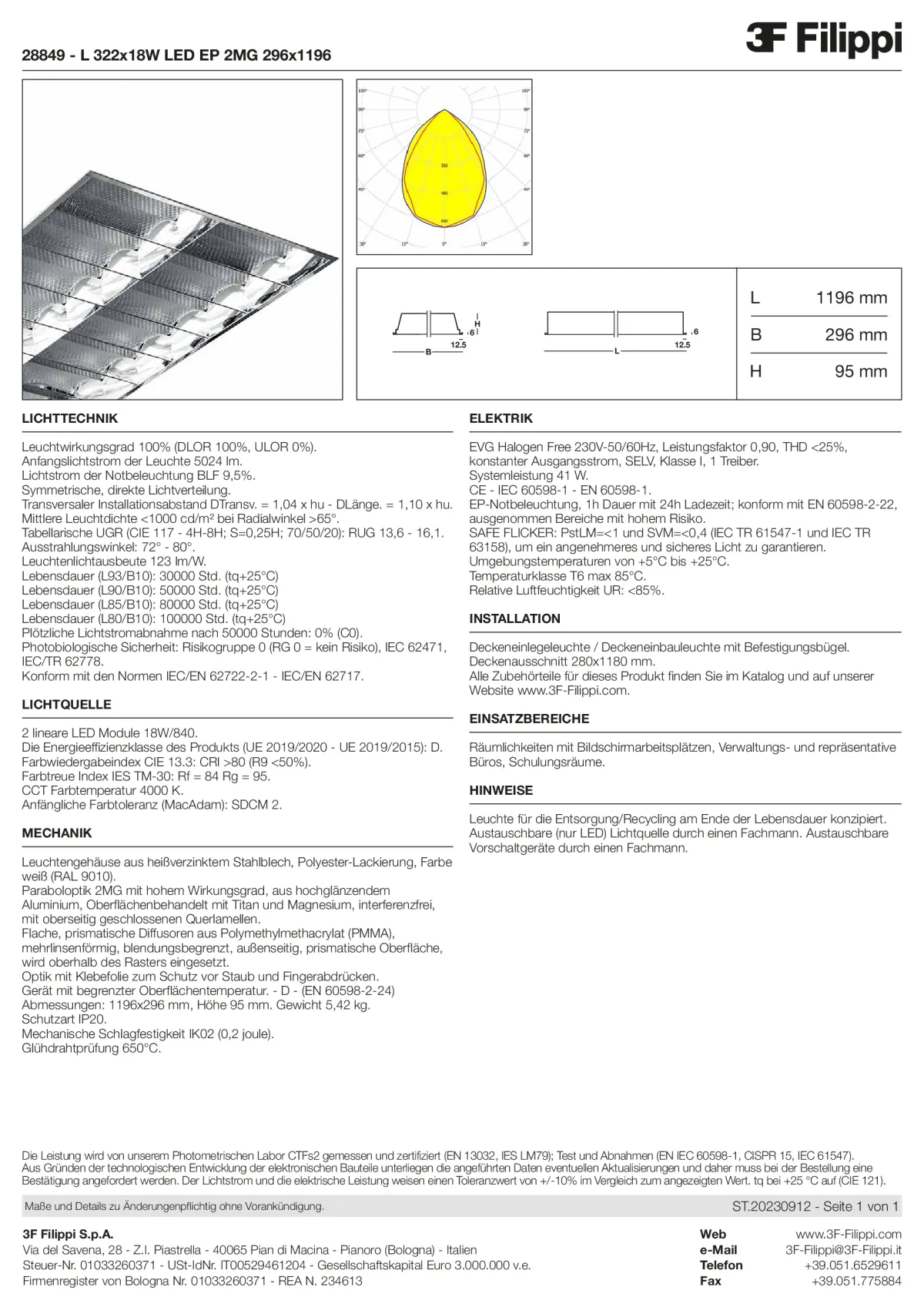 28849 - L 322x18W LED EP 2MG 296x1196 - Datasheet - de