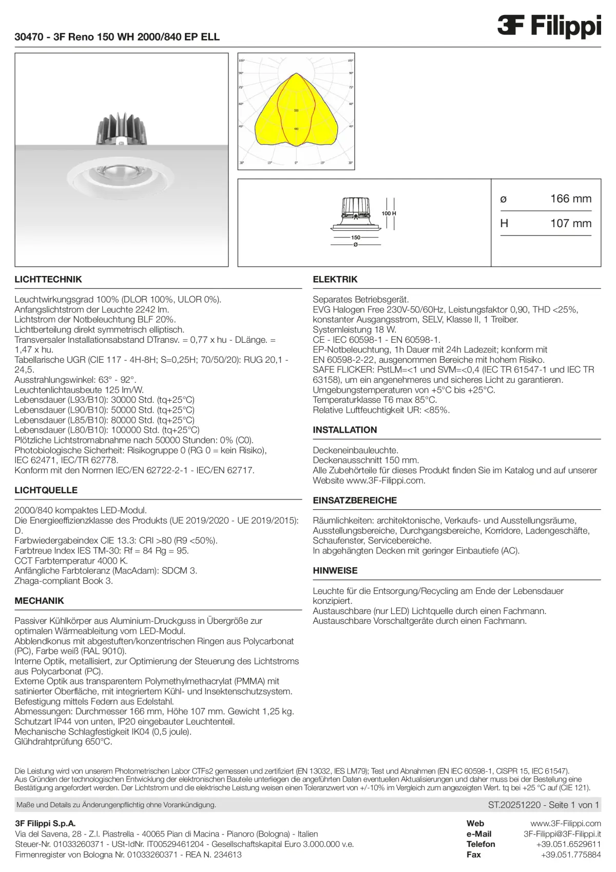 30470 - 3F Reno 150 WH 2000-840 EP ELL - Datasheet - de