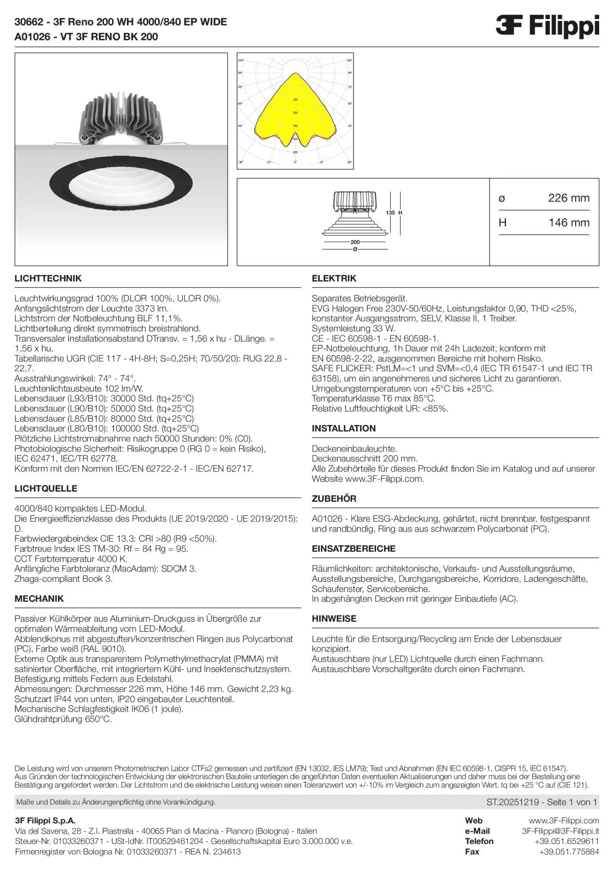 30662+A01026 - 3F Reno 200 WH 4000-840 EP WIDE + VT BK - Datasheet - de