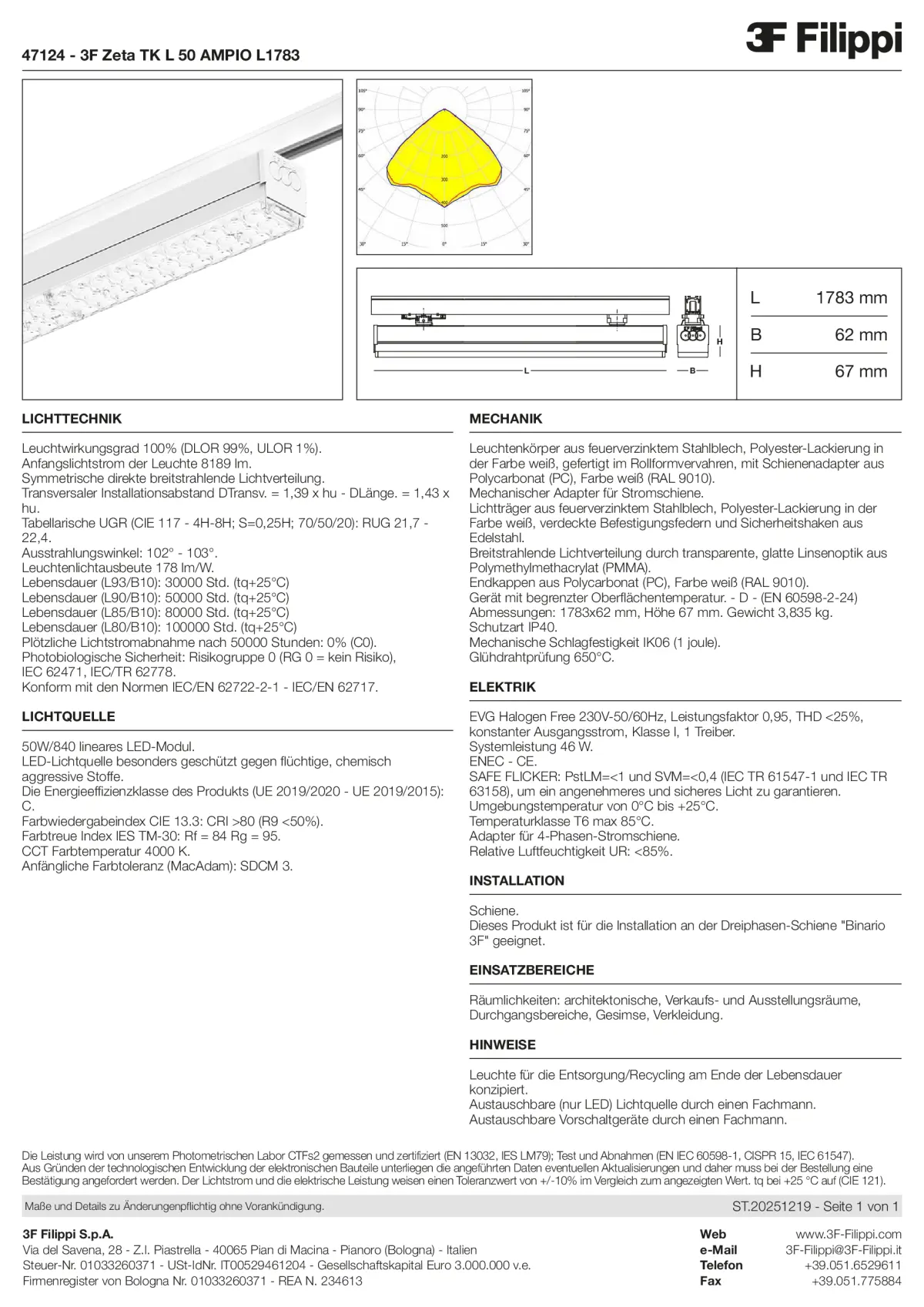 47124 - 3F Zeta TK L 50 AMPIO L1783 - Datasheet - de