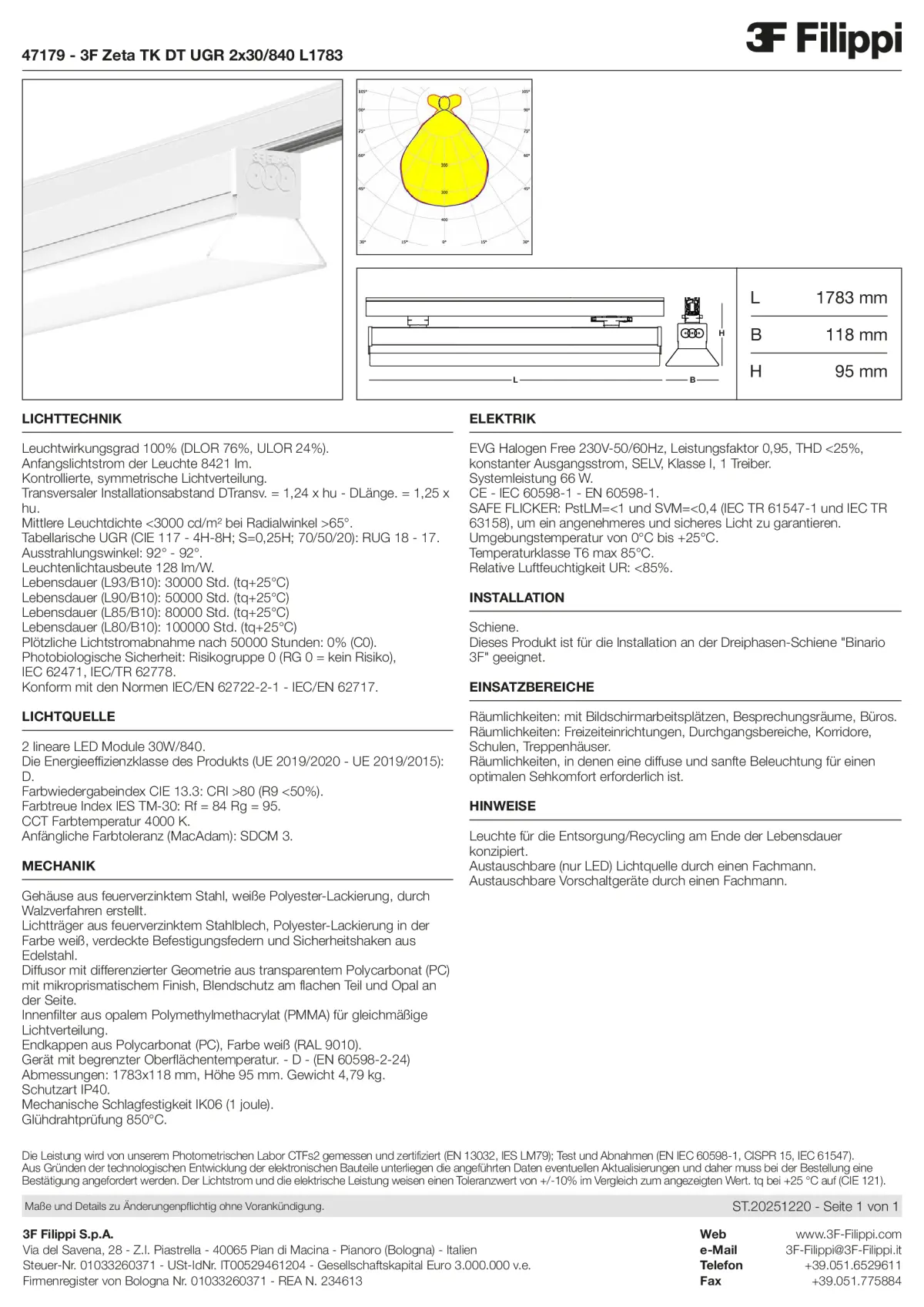 47179 - 3F Zeta TK DT UGR 2x30-840 L1783 - Datasheet - de