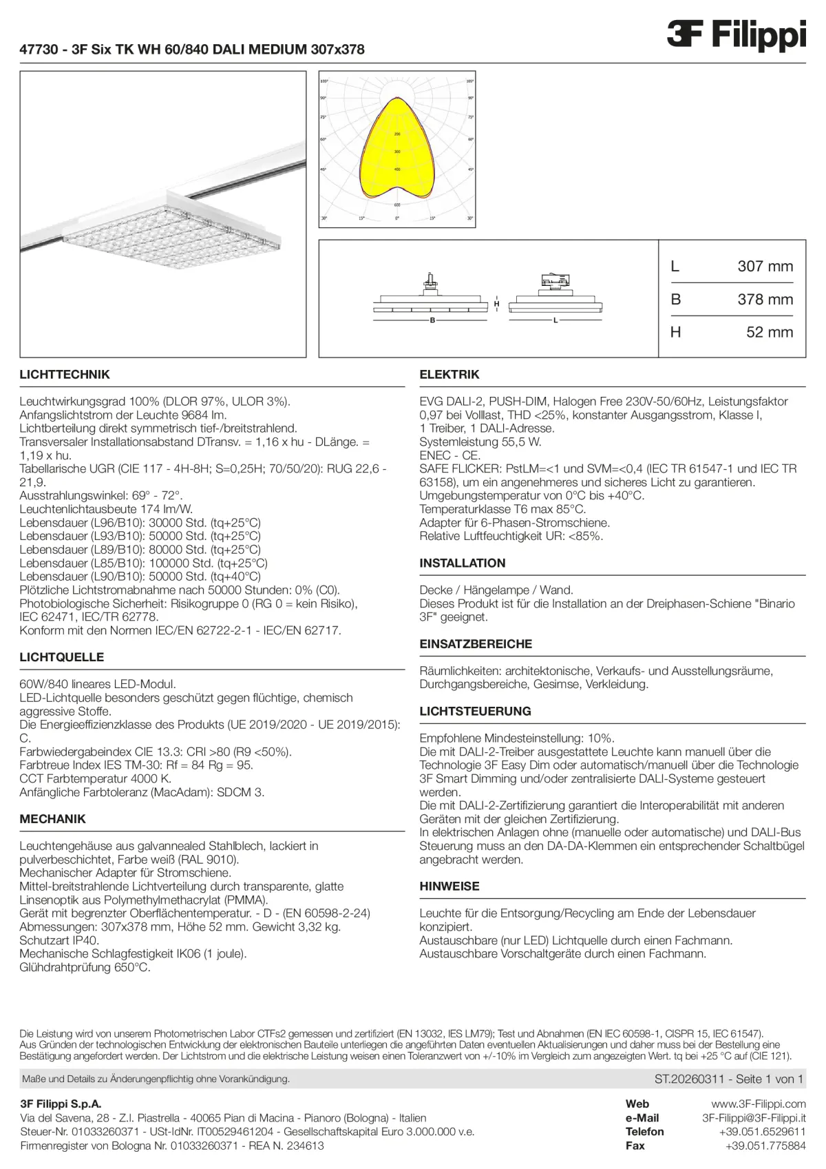 47730 - 3F Six TK WH 60-840 DALI MEDIUM 307x378 - Datasheet - de