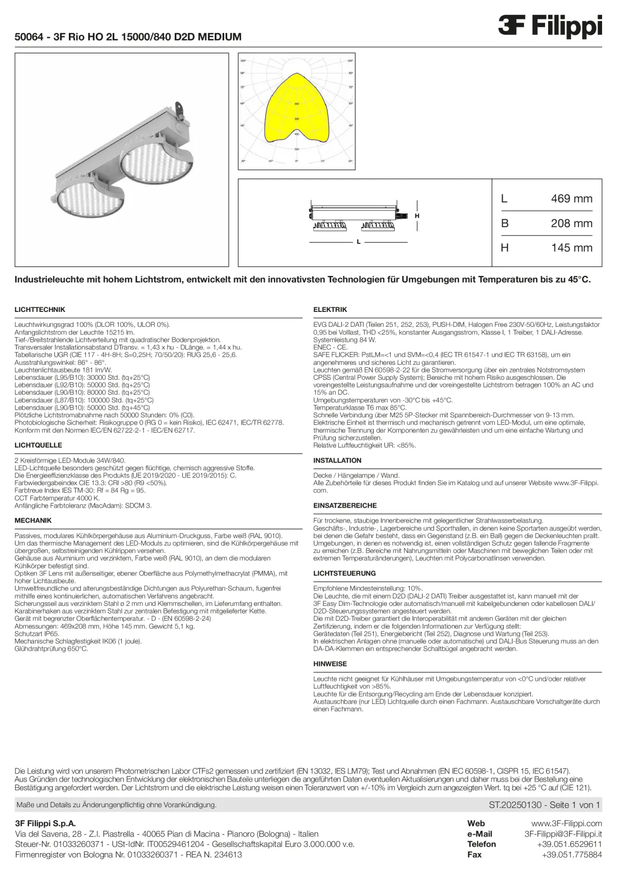 50064 - 3F Rio HO 2L 15000-840 D2D MEDIUM - Datasheet - de
