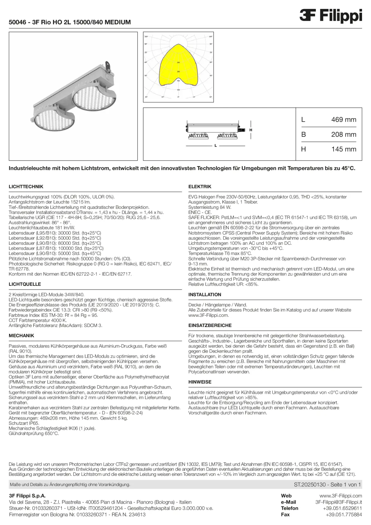 50046 - 3F Rio HO 2L 15000-840 MEDIUM - Datasheet - de