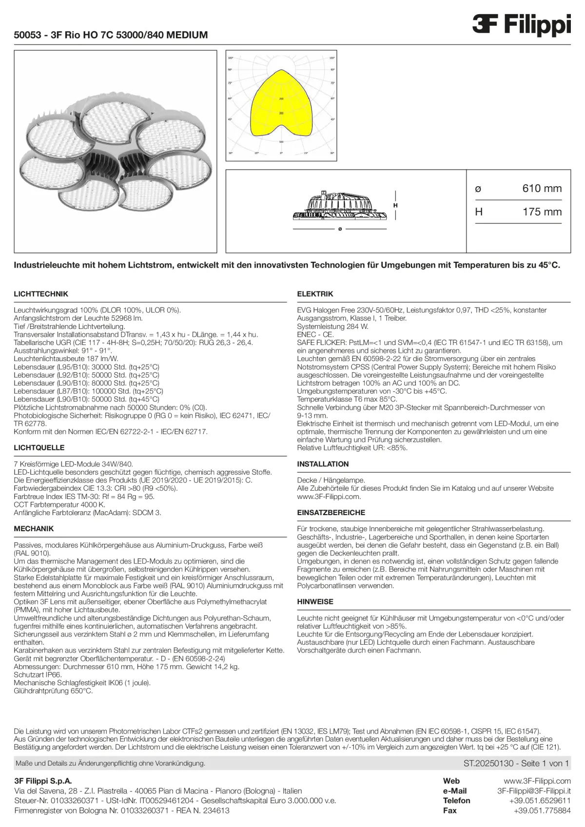 50053 - 3F Rio HO 7C 53000-840 MEDIUM - Datasheet - de