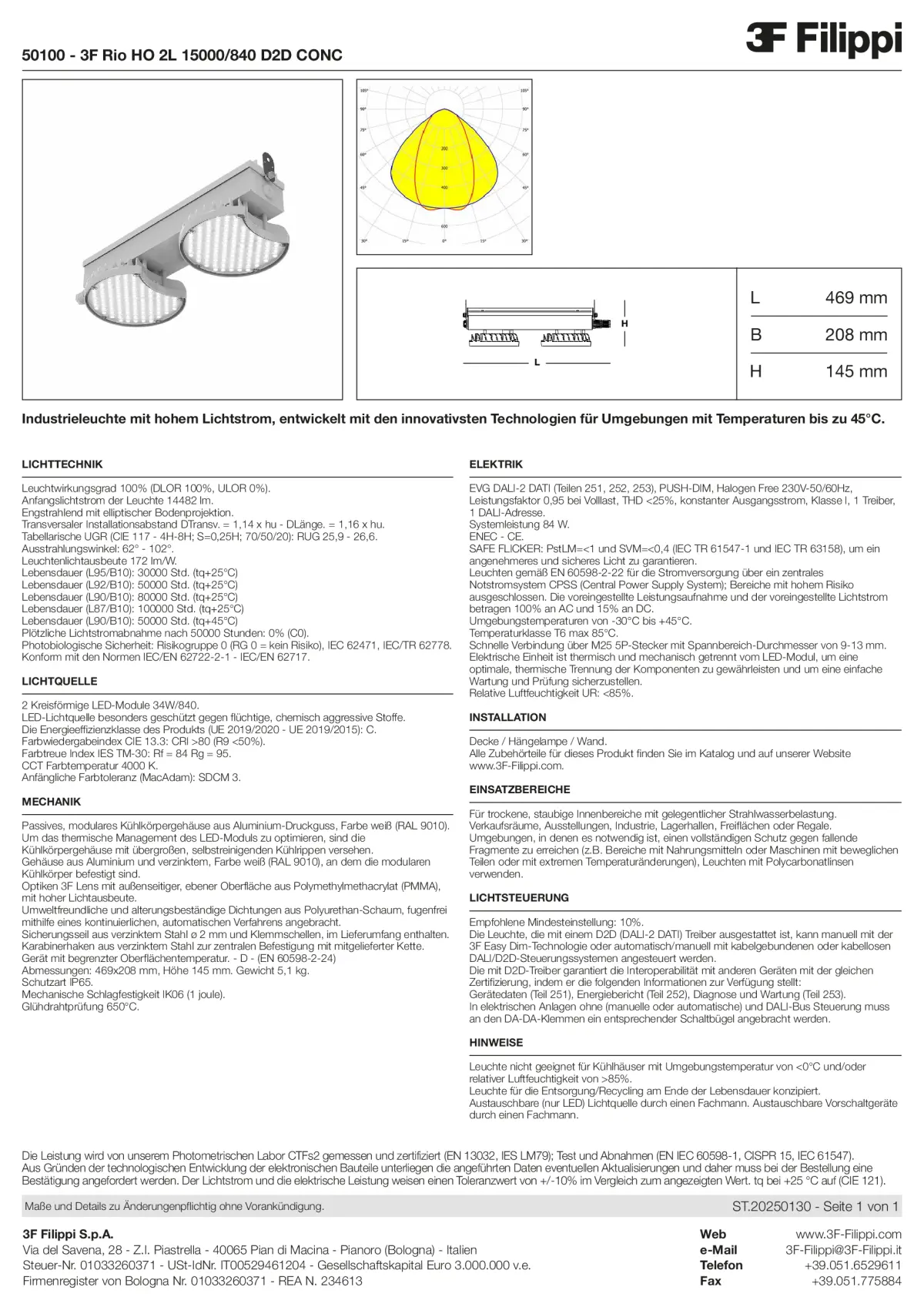50100 - 3F Rio HO 2L 15000-840 D2D CONC - Datasheet - de