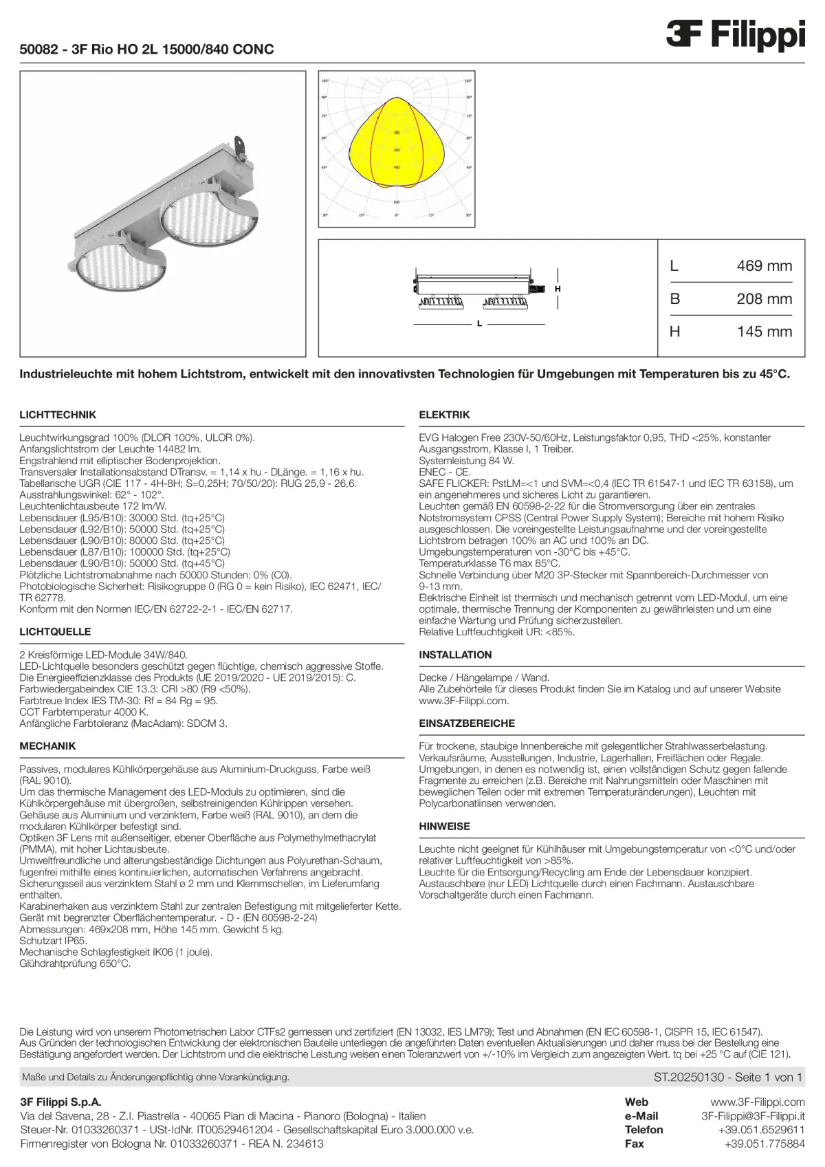 50082 - 3F Rio HO 2L 15000-840 CONC - Datasheet - de