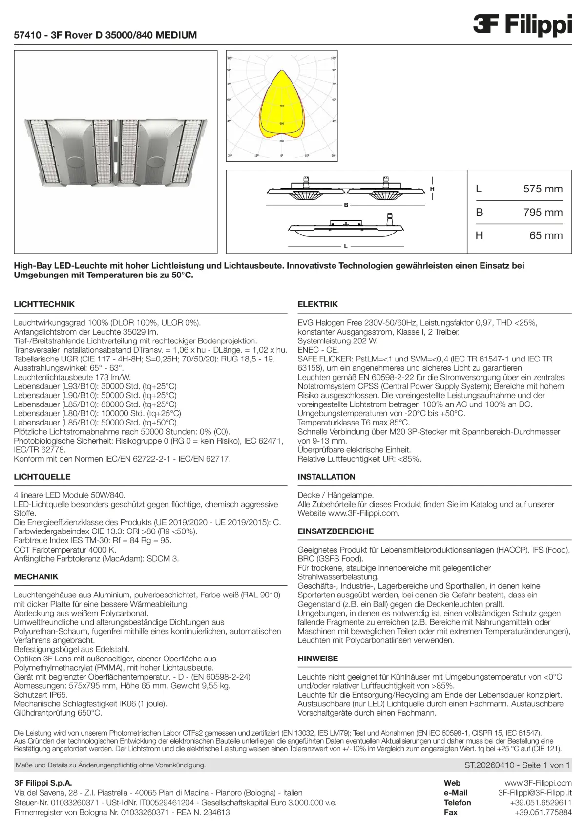 57410 - 3F Rover D 35000-840 MEDIUM - Datasheet - de