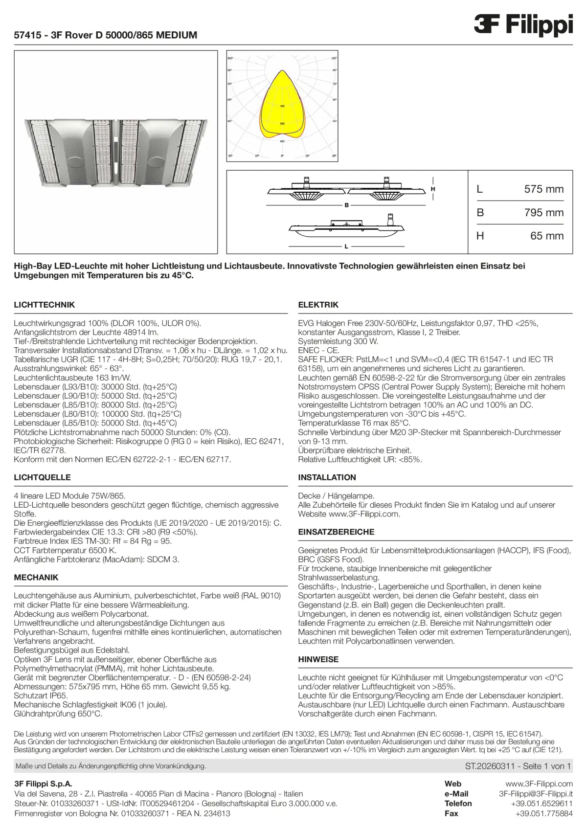 57415 - 3F Rover D 50000-865 MEDIUM - Datasheet - de