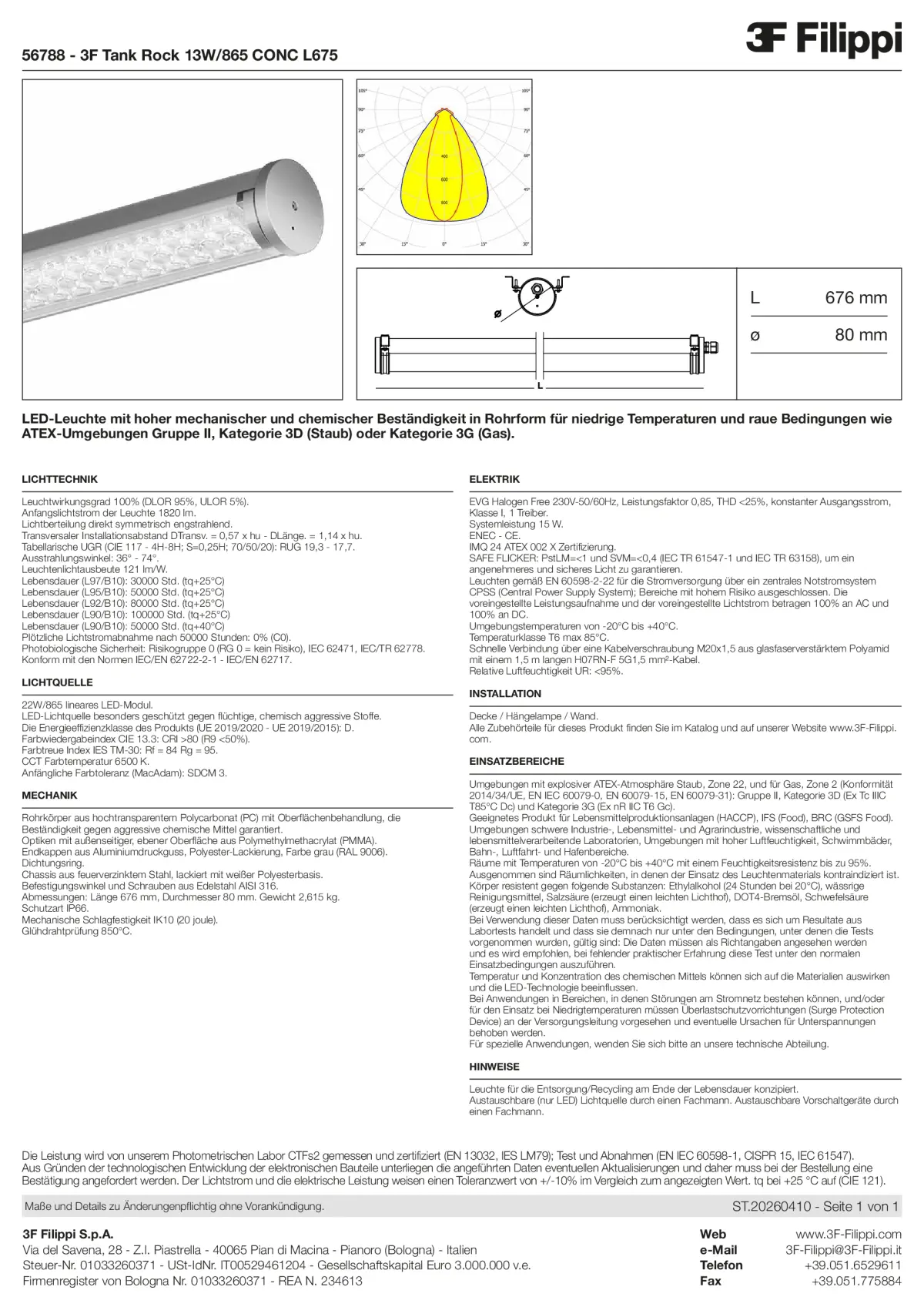 56788 - 3F Tank Rock 13W-865 CONC L675 - Datasheet - de