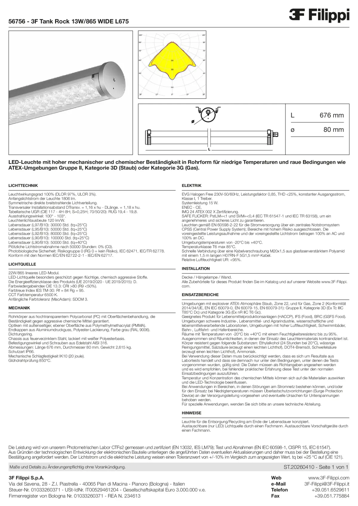 56756 - 3F Tank Rock 13W-865 WIDE L675 - Datasheet - de