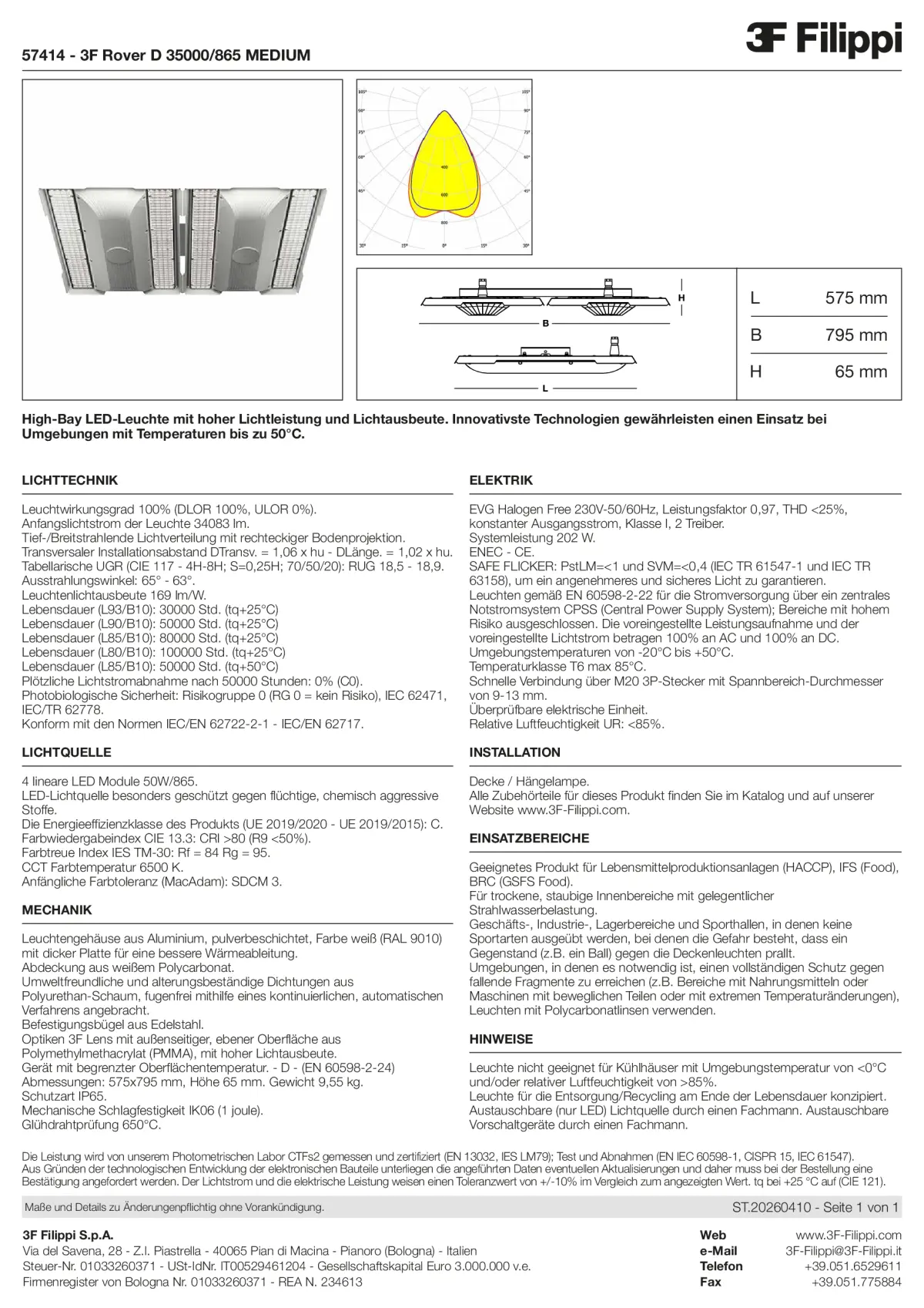 57414 - 3F Rover D 35000-865 MEDIUM - Datasheet - de