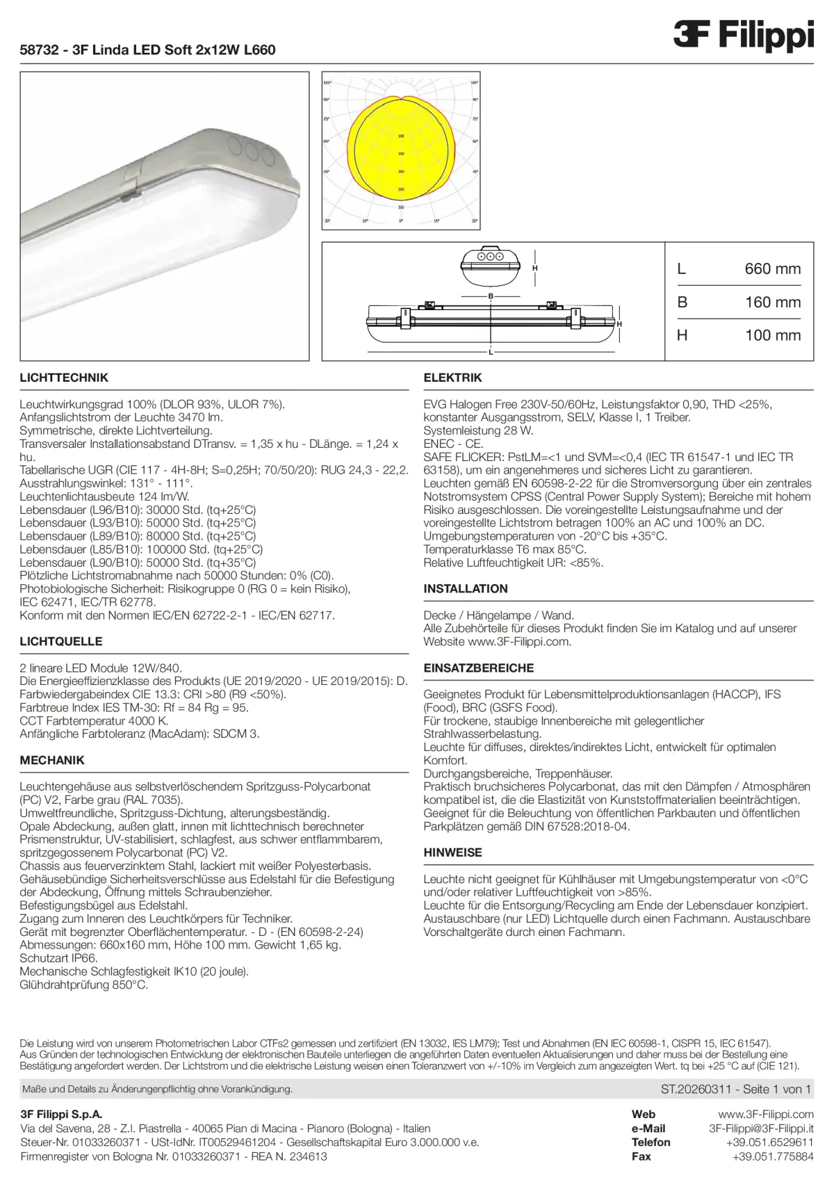 58732 - 3F Linda LED Soft 2x12W L660 - Datasheet - de