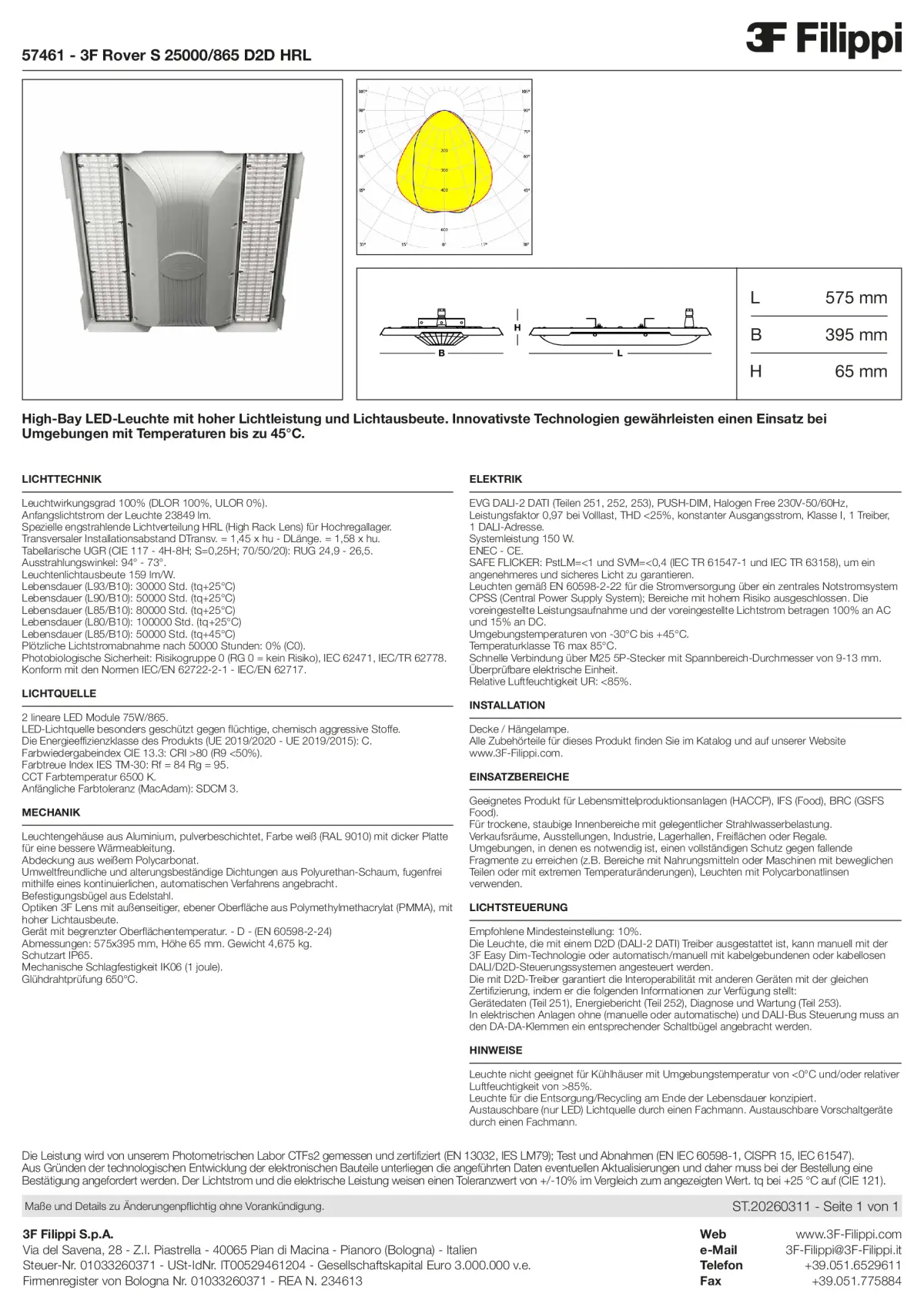 57461 - 3F Rover S 25000-865 D2D HRL - Datasheet - de