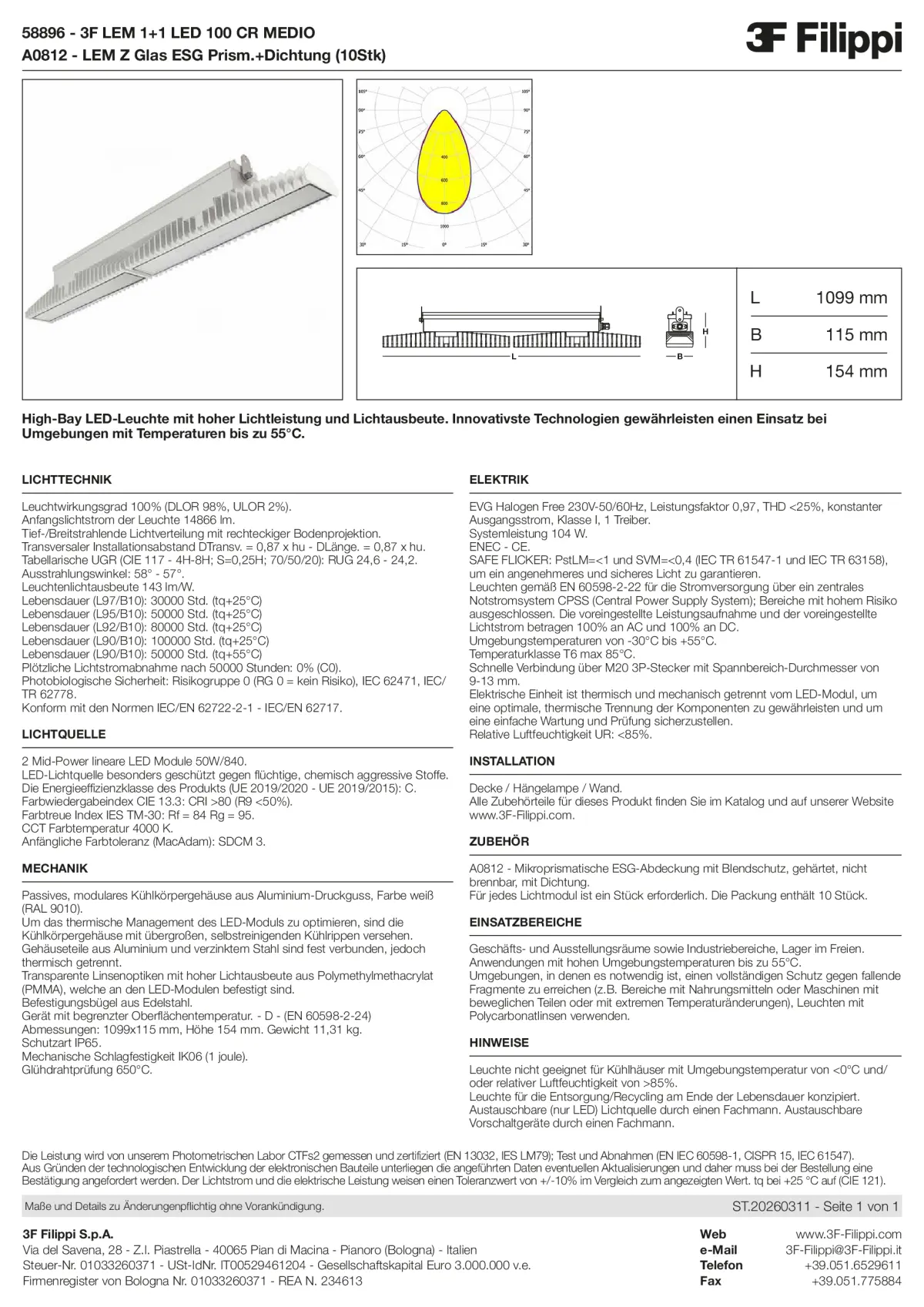 58896+A0812 - 3F LEM 1+1 LED 100 CR MEDIO + VS - Datasheet - de
