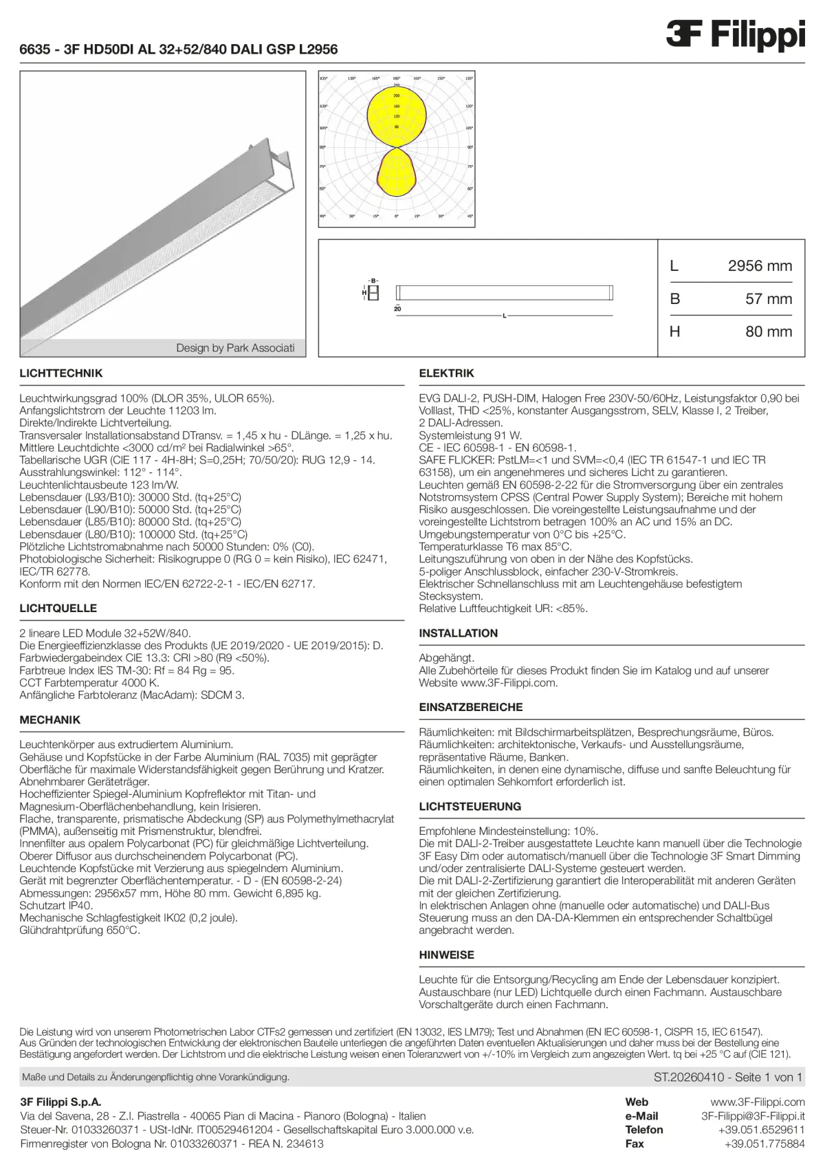 6635 - 3F HD50DI AL 32+52-840 DALI GSP L2956 - Datasheet - de