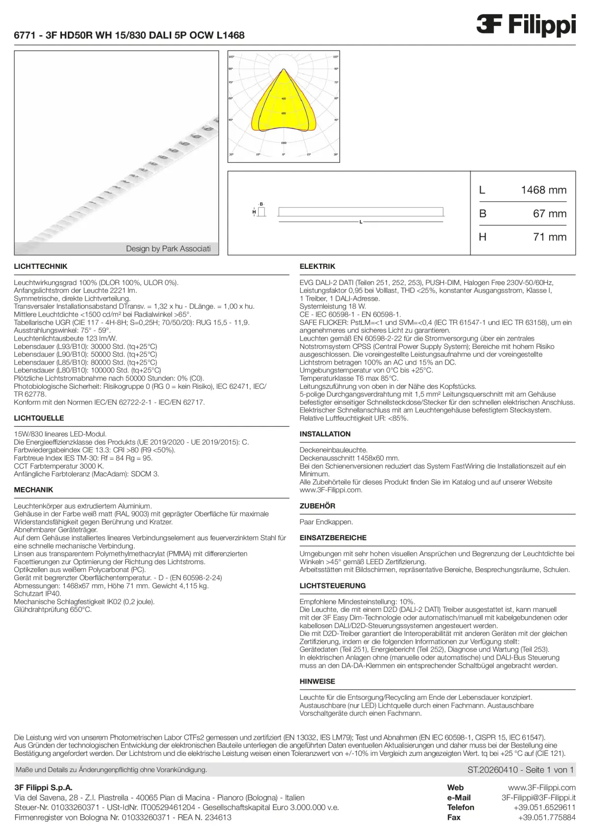6771 - 3F HD50R WH 15-830 DALI 5P OCW L1468 - Datasheet - de