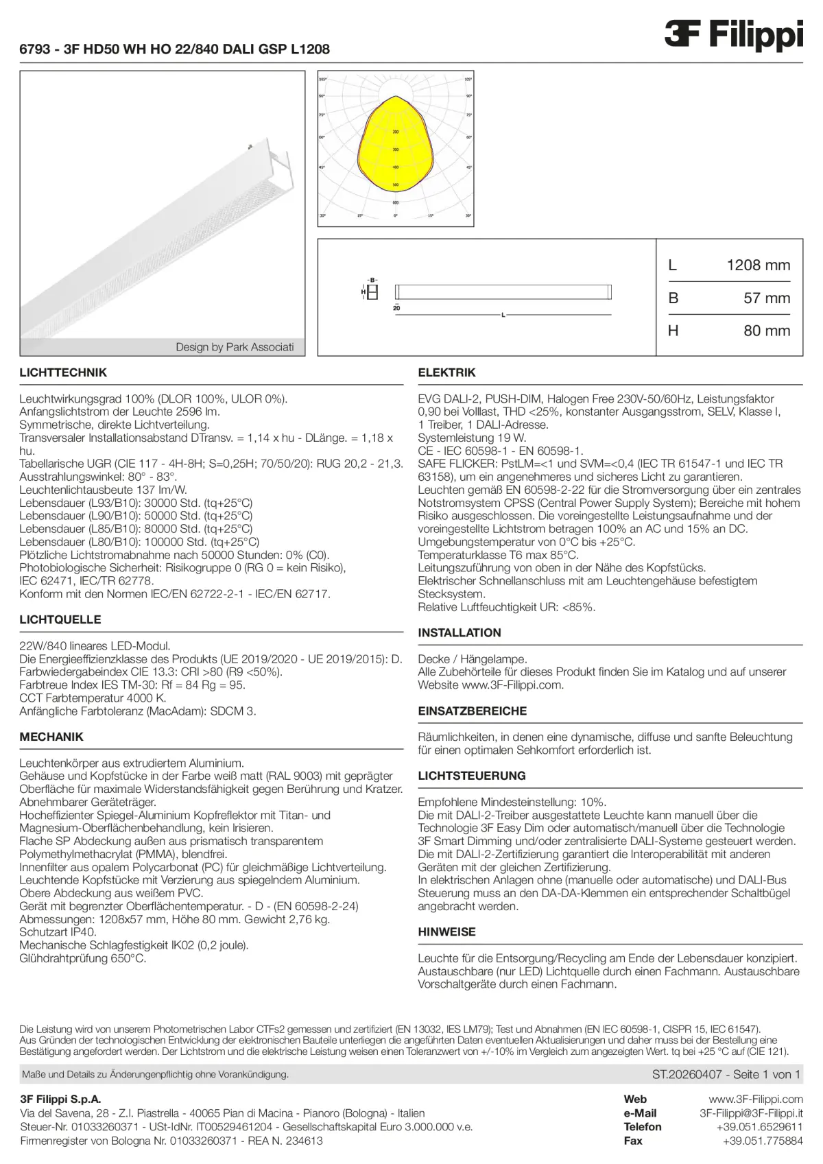 6793 - 3F HD50 WH HO 22-840 DALI GSP L1208 - Datasheet - de