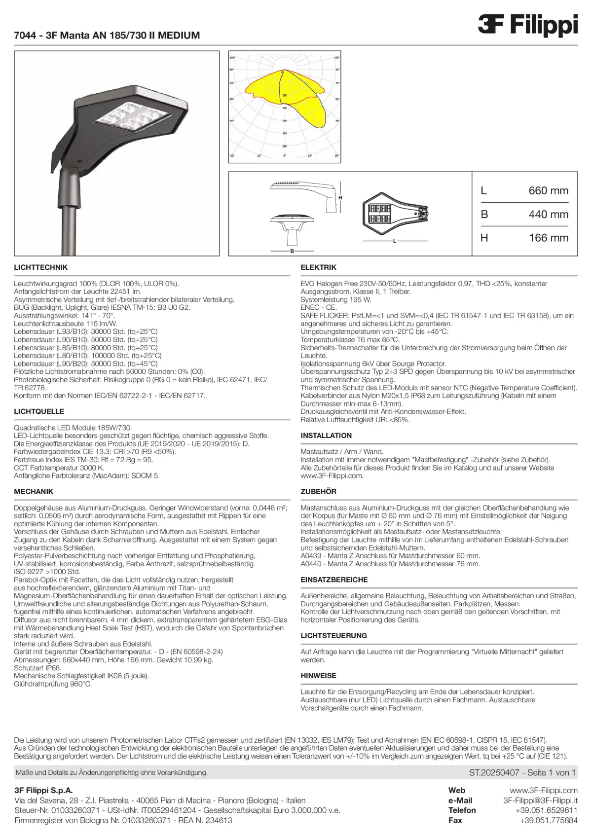 7044 - 3F Manta AN 185-730 II MEDIUM - Datasheet - de